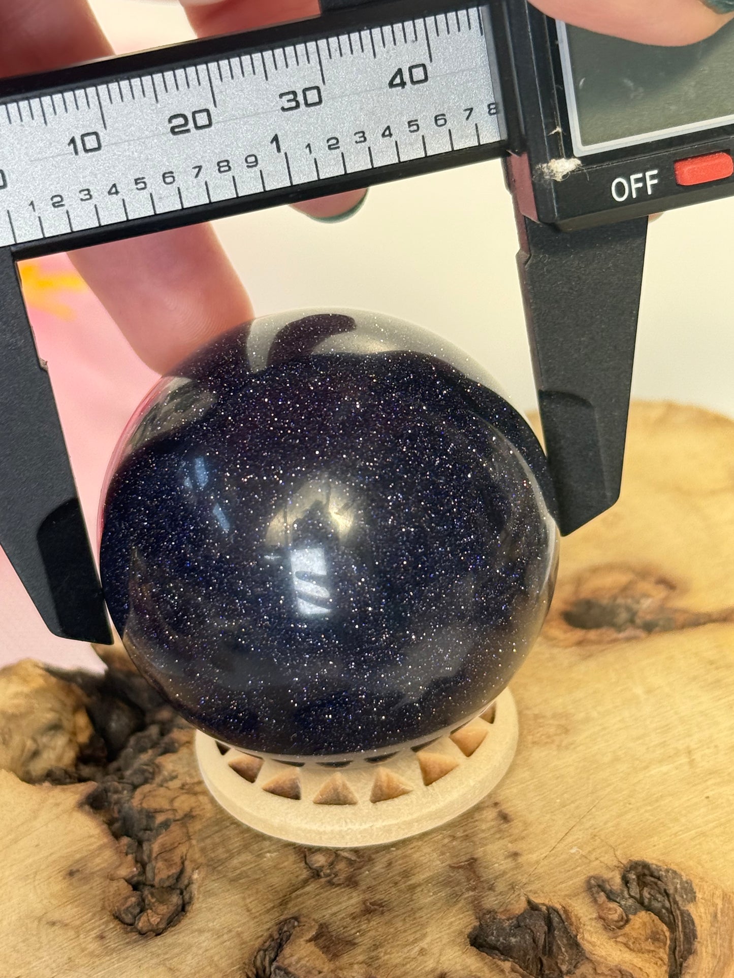 Blue Goldstone Sphere