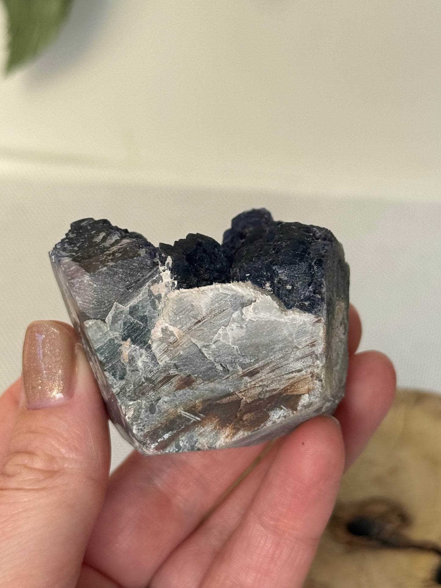 Raw Blueberry Fluorite