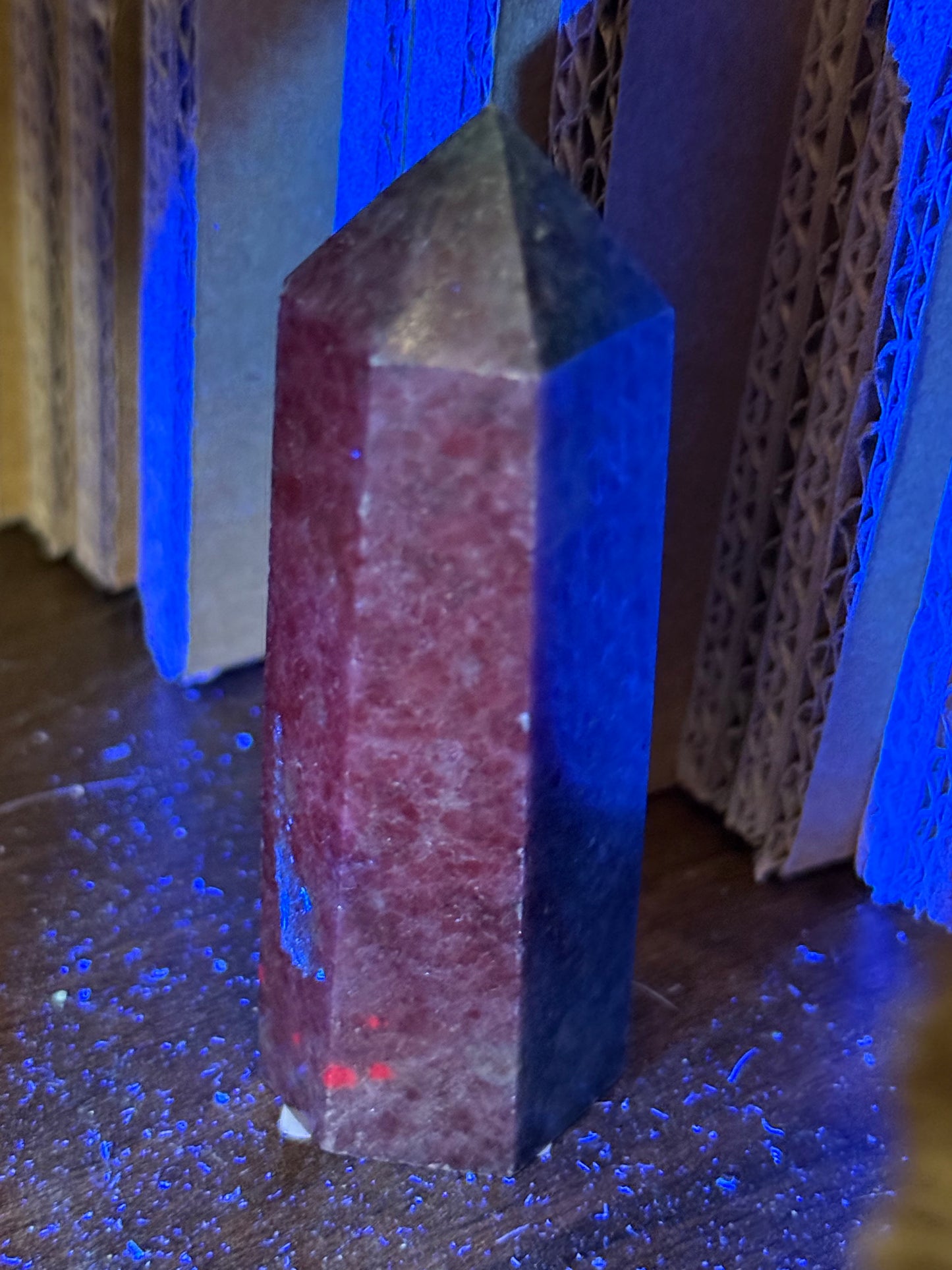 Ruby In Kyanite Point