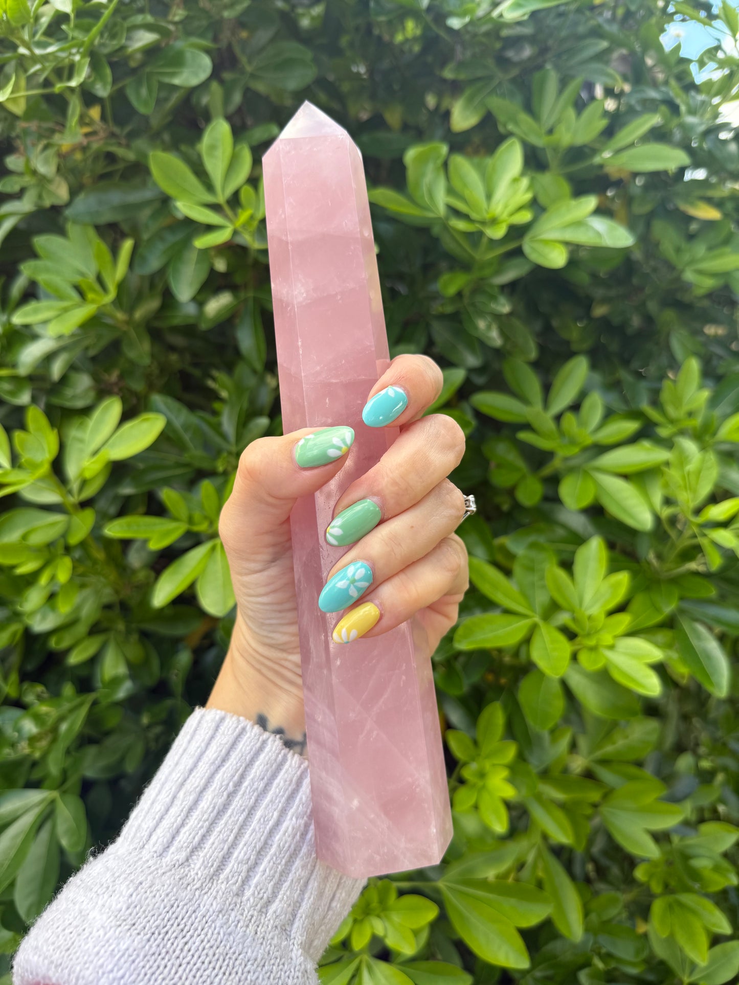 Large Rose Quartz Point