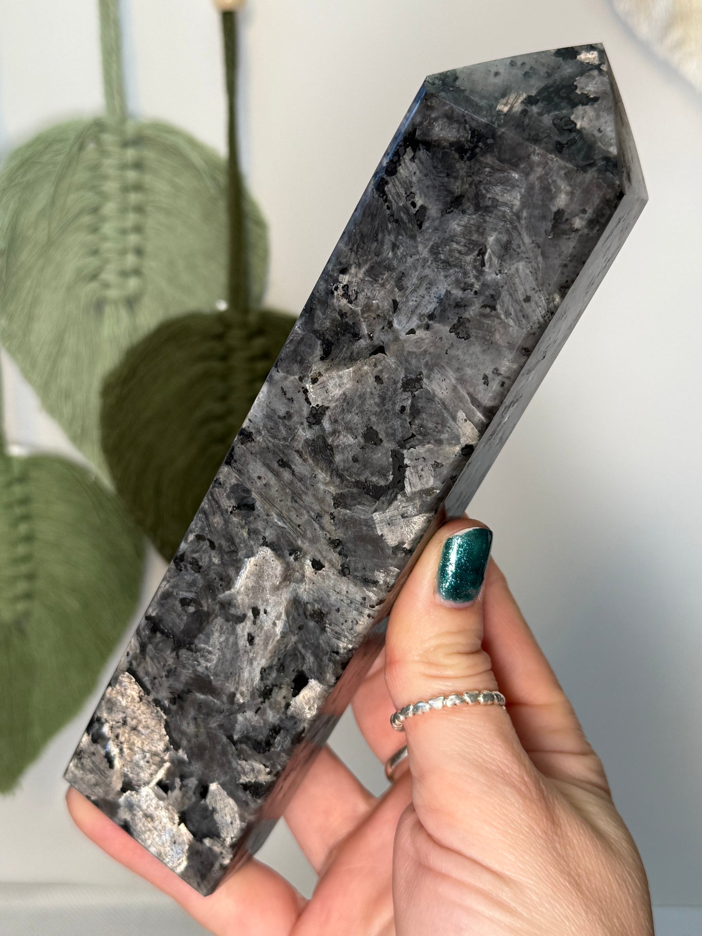 Large Larvikite Tower