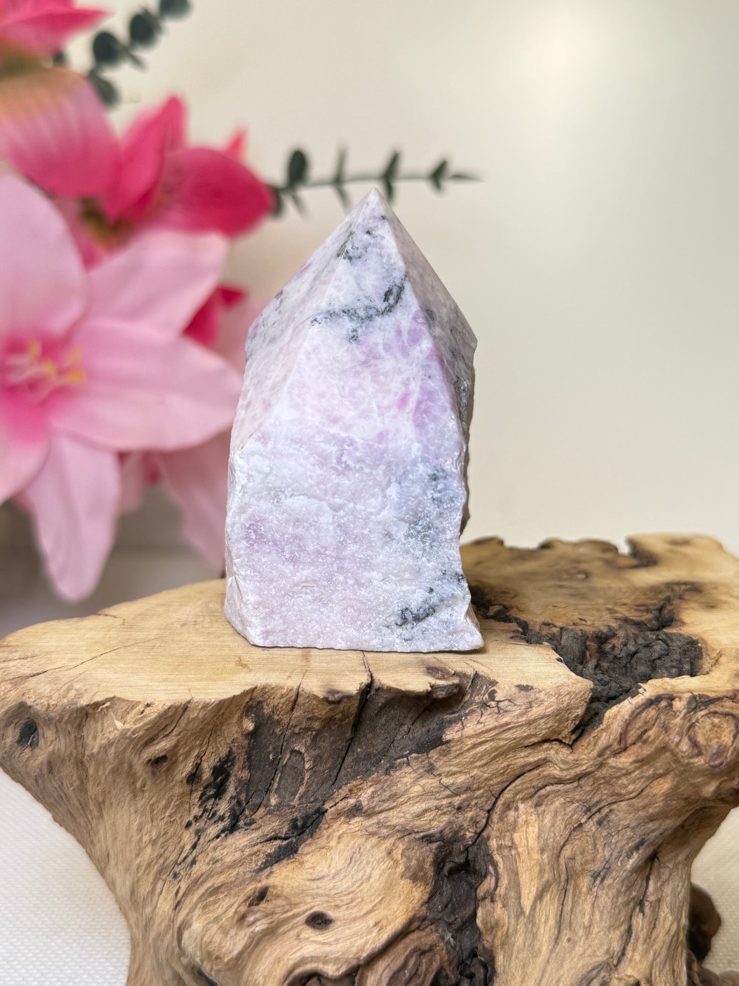 Pink Sodalite Part Raw/Polished Cupcake Tower