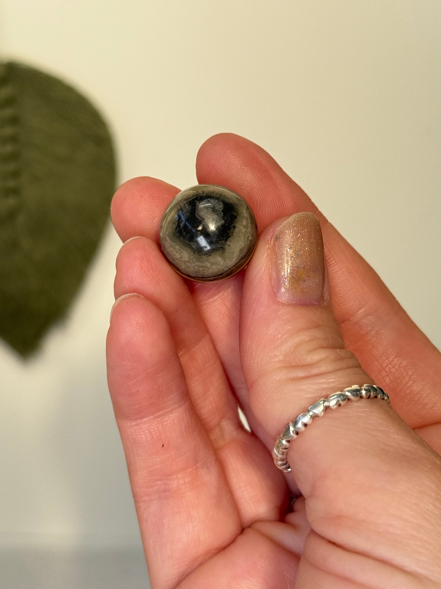 Mini Bumblebee Jasper Sphere