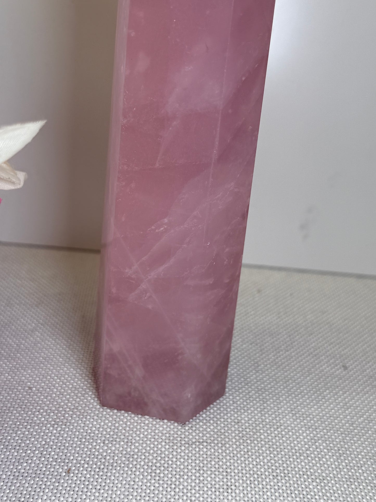 Large Rose Quartz Point