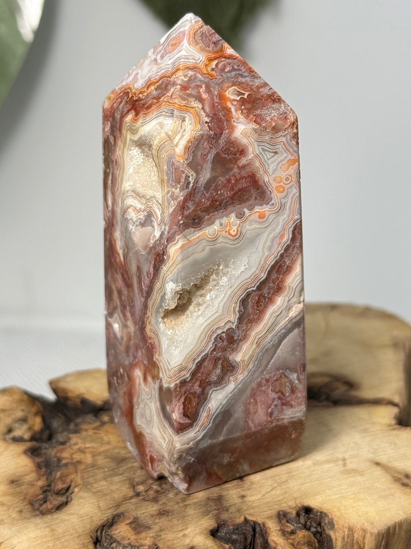 Clearance - Mexican Lace Agate Tower