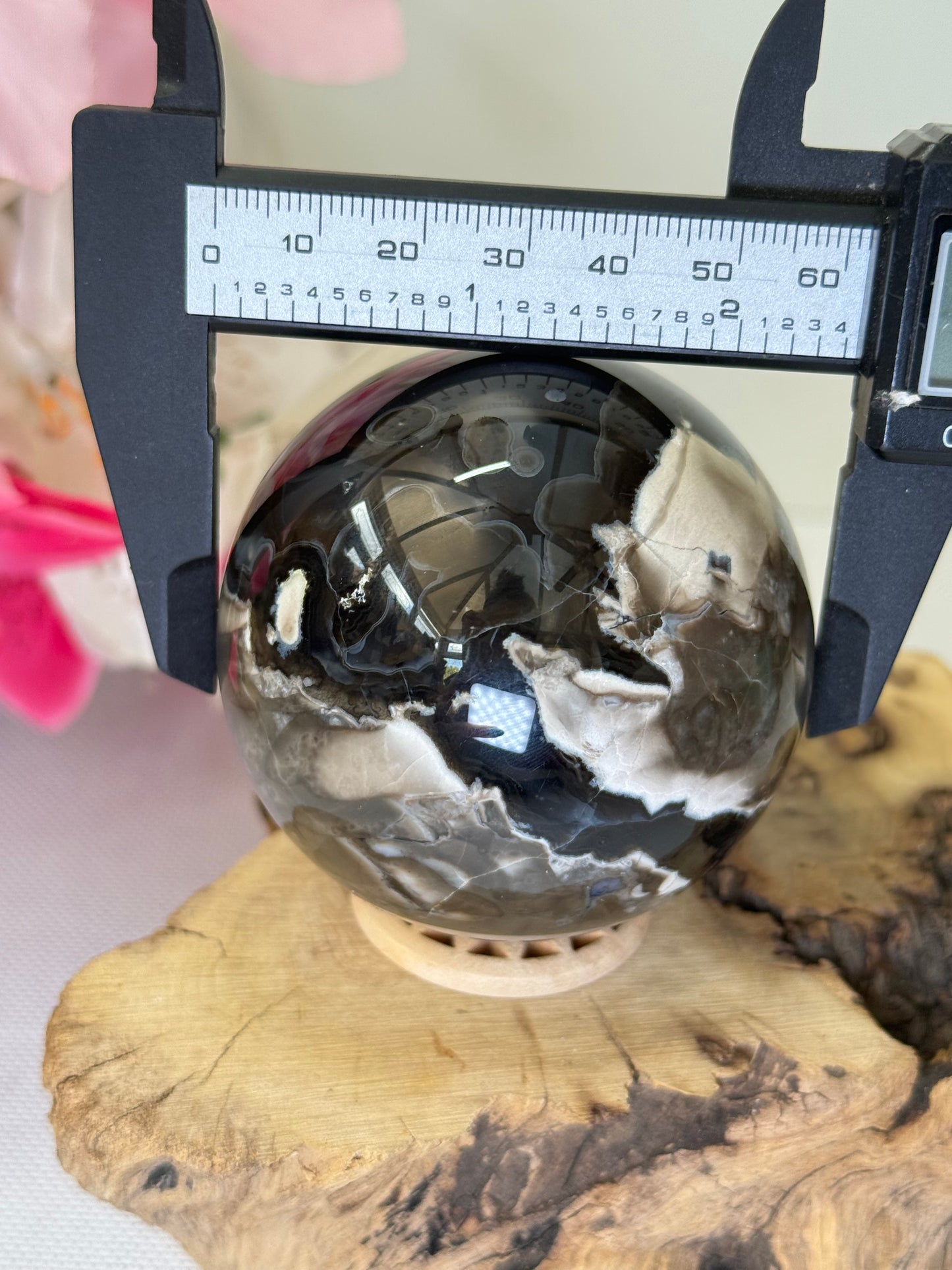 Volcano Agate Sphere (Amazing UV)