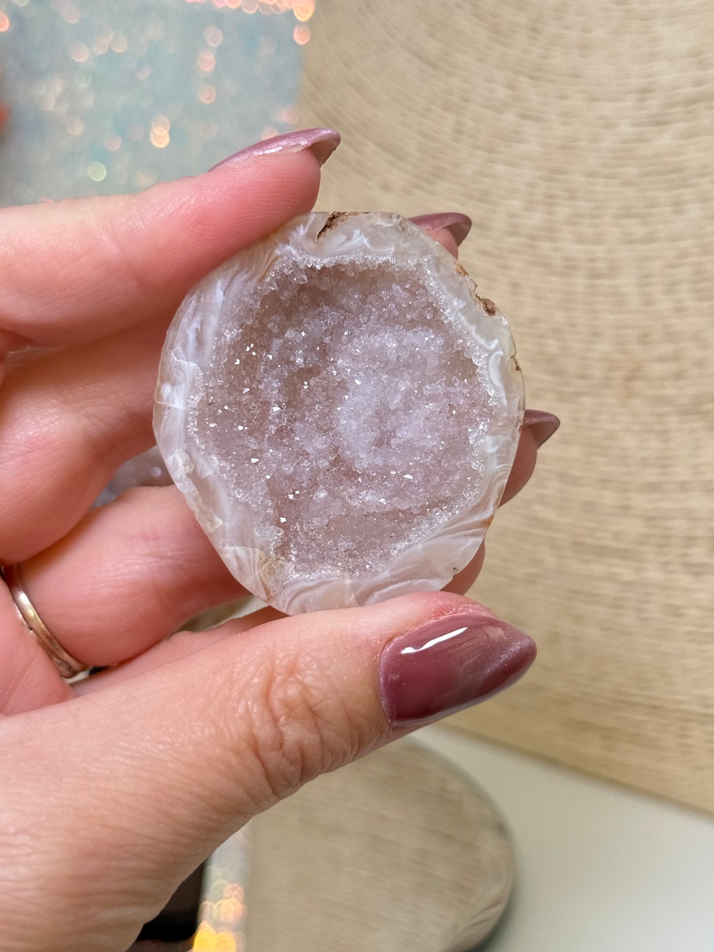 Druzy Agate Ring Display Box