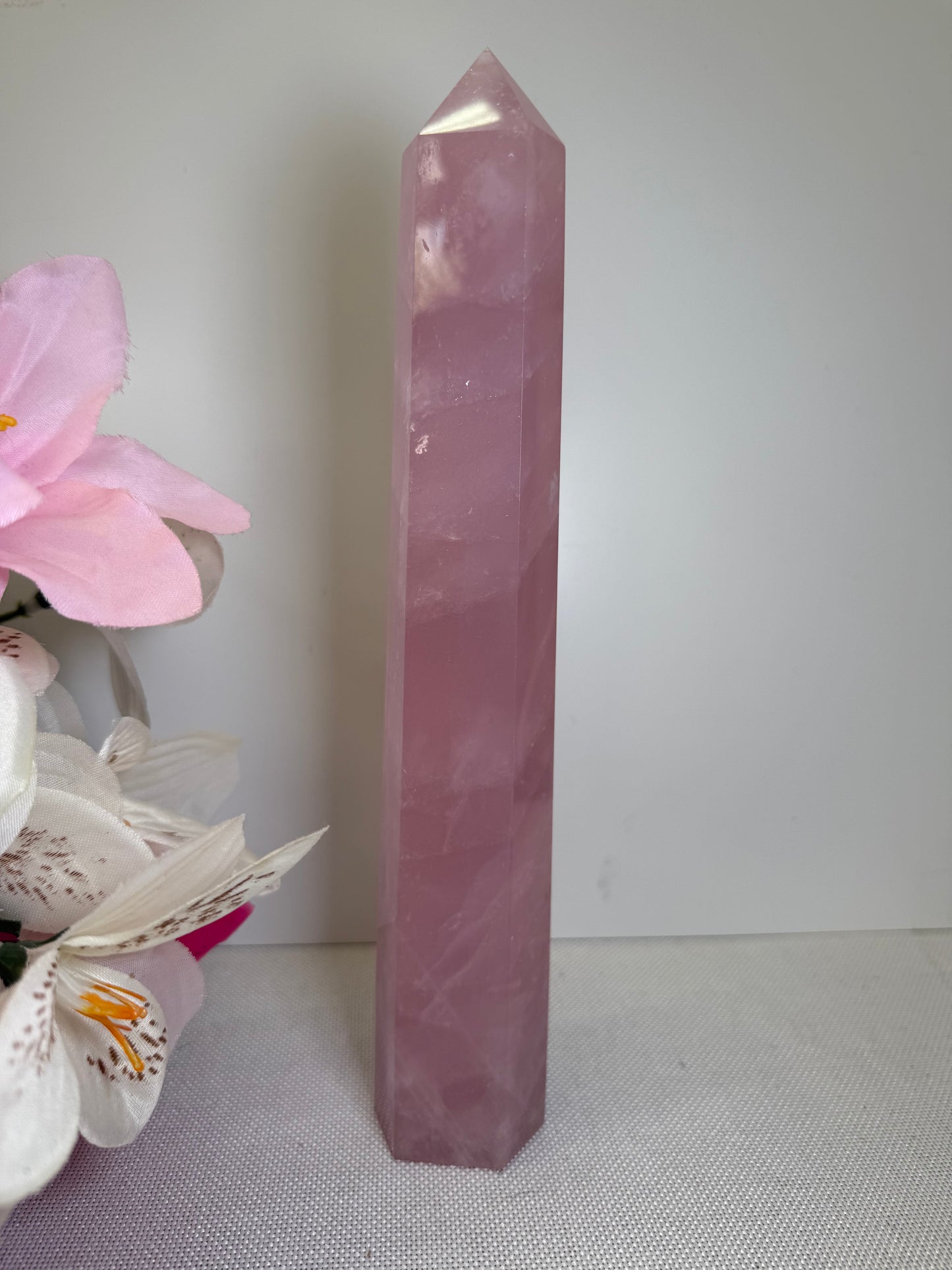 Large Rose Quartz Point