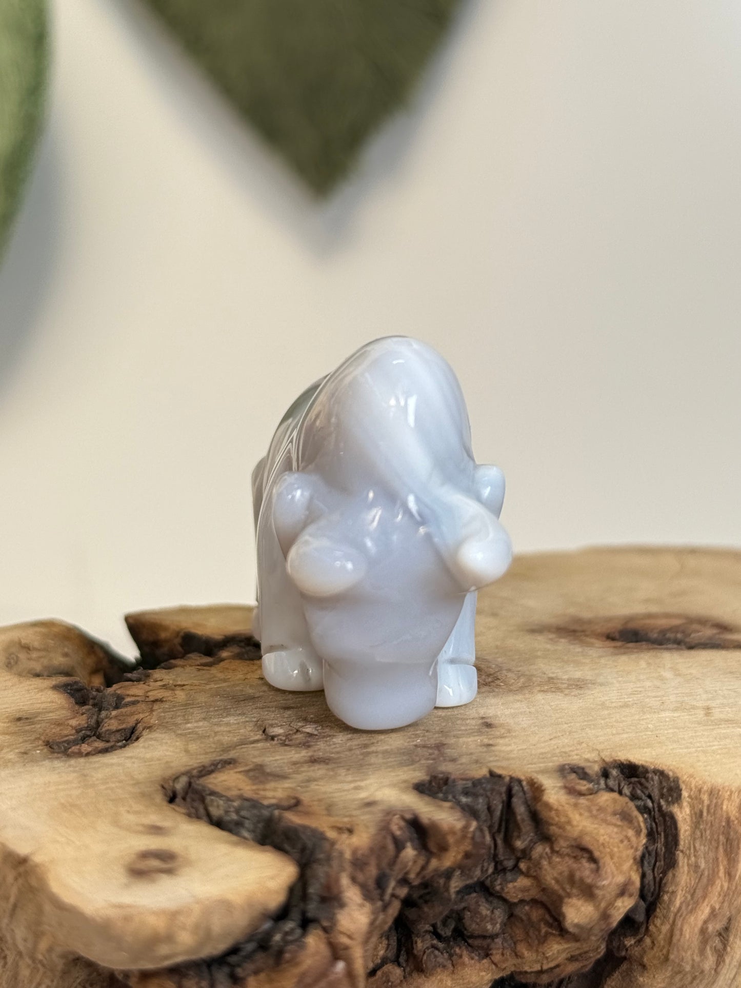 Agate Bull Carving