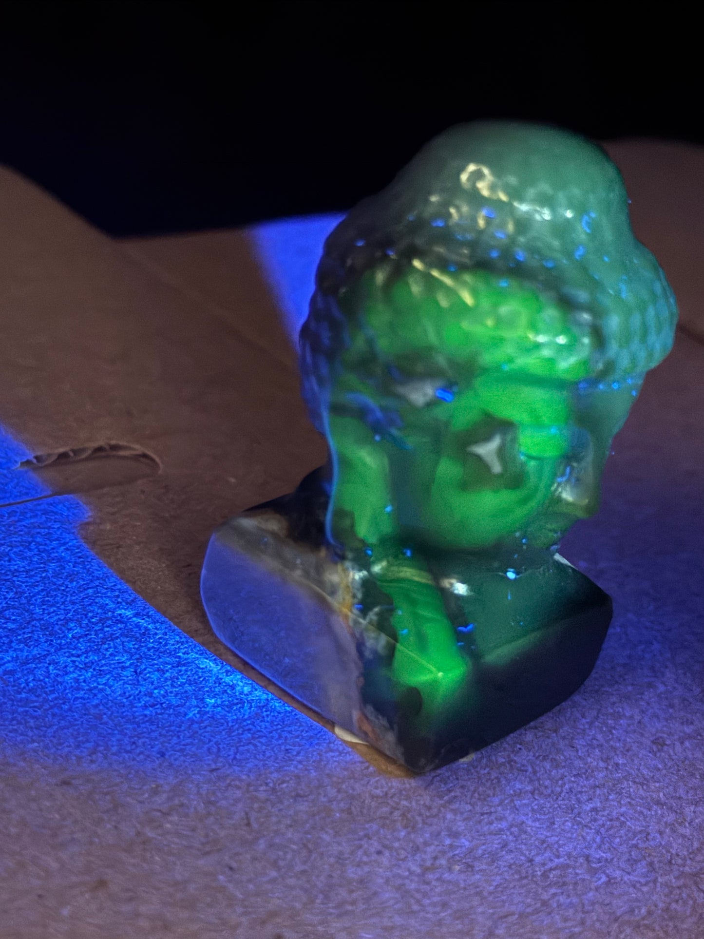Volcano Agate Buddha Head