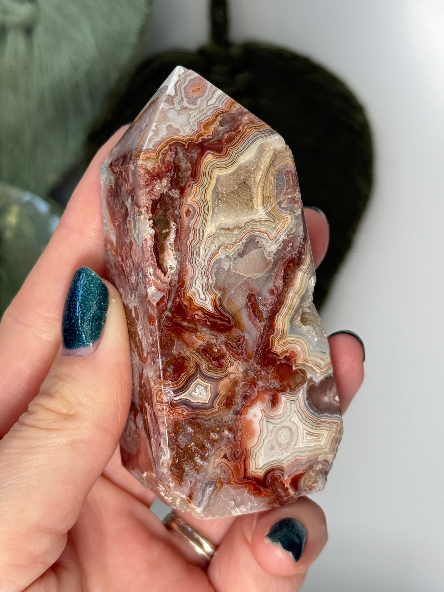 Clearance - Mexican Lace Agate Tower