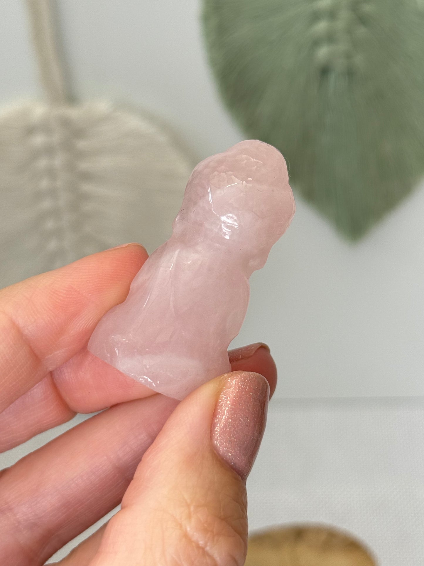 Rose Quartz Buddha
