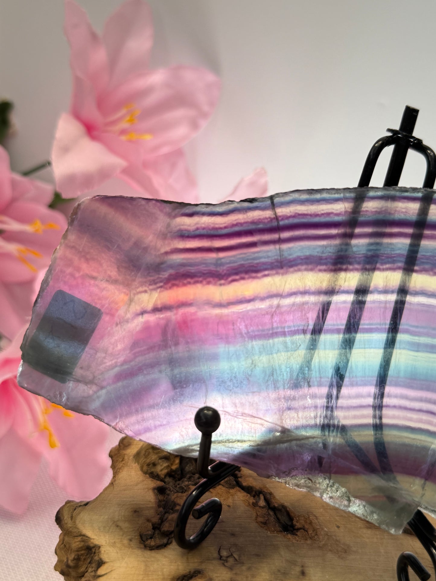 Fluorite Slab With Stand