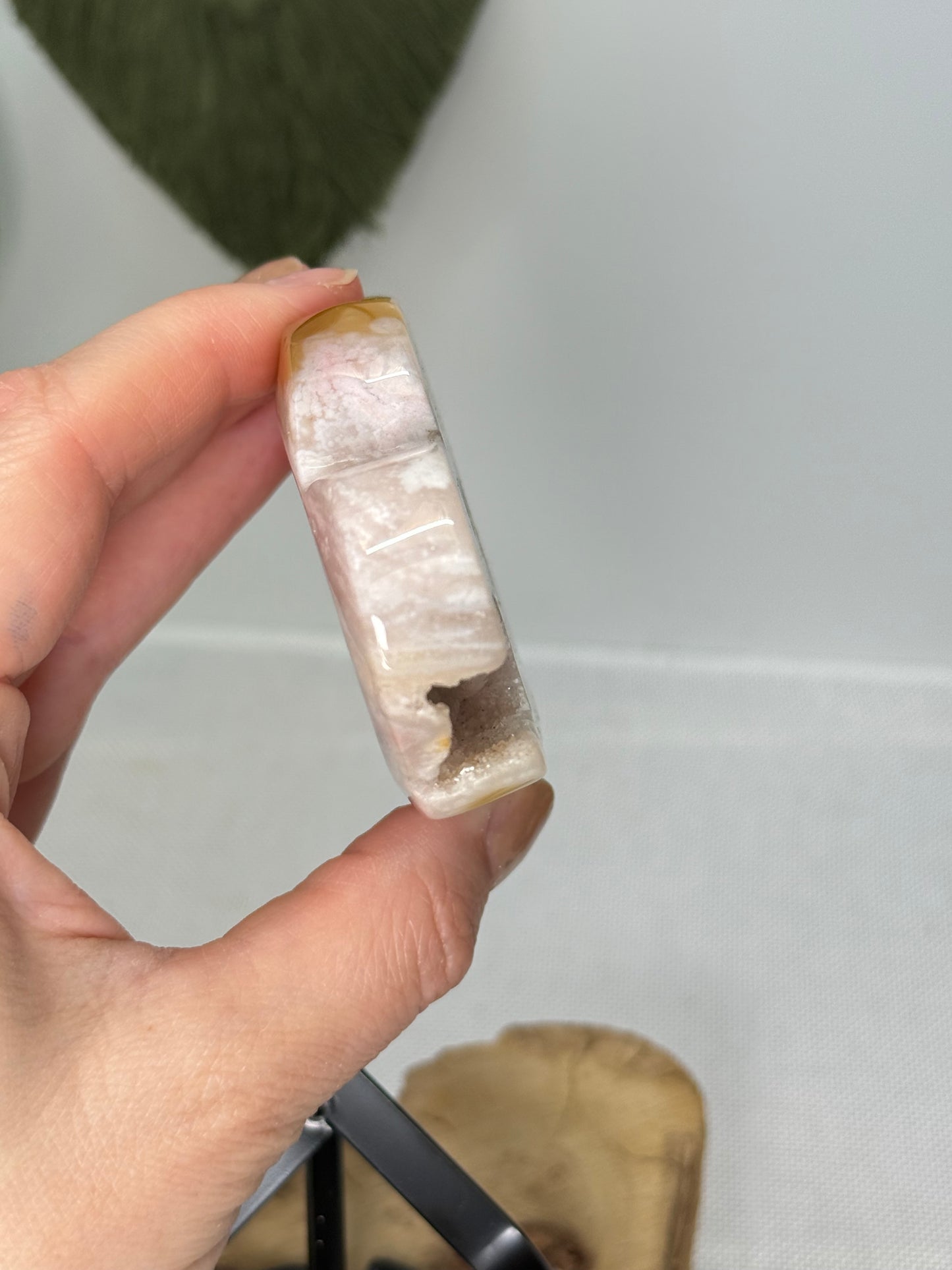 Pink Amethyst Cloud With Stand