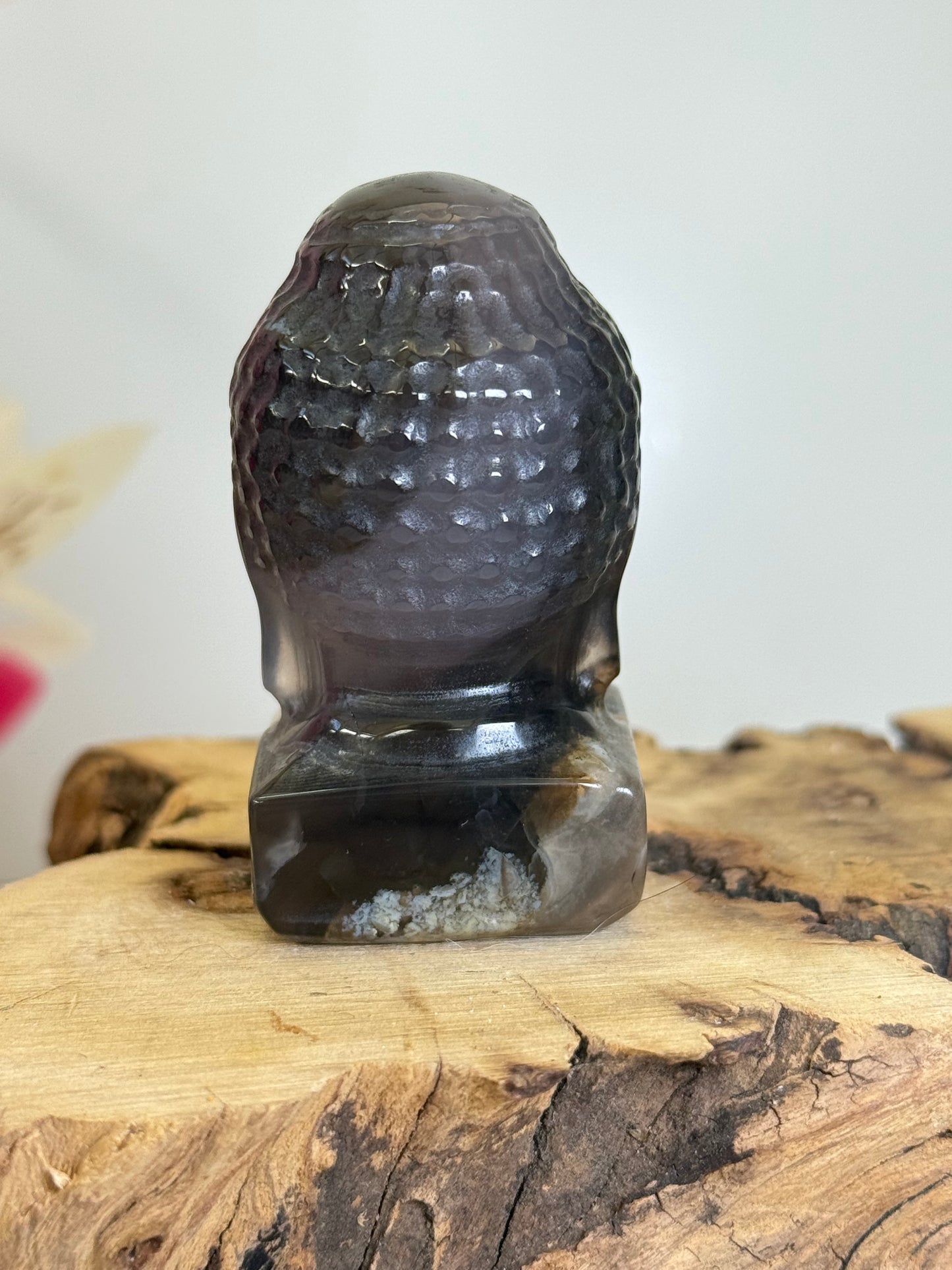 Volcano Agate Buddha Head