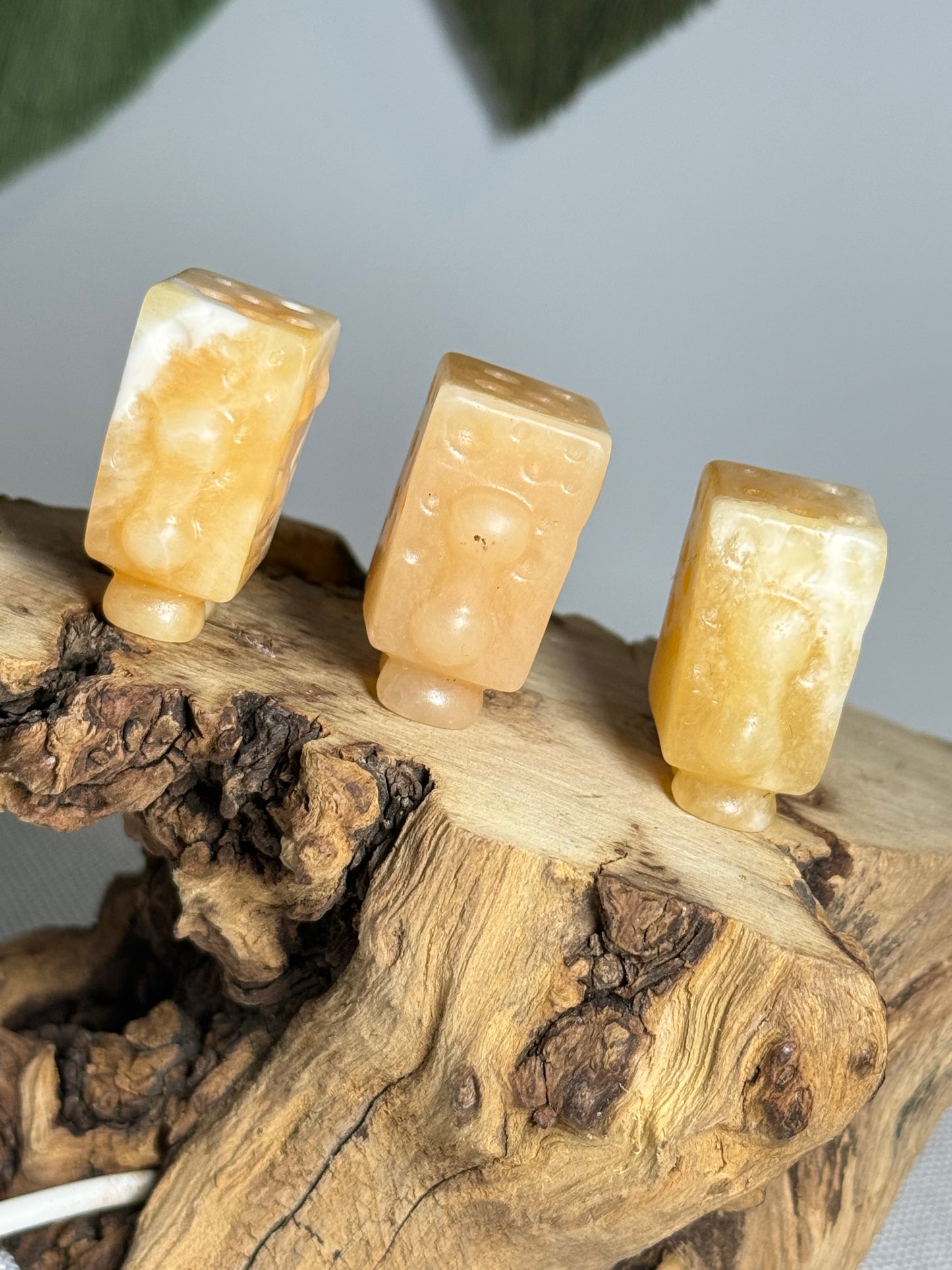 Yellow Calcite SpongeBob