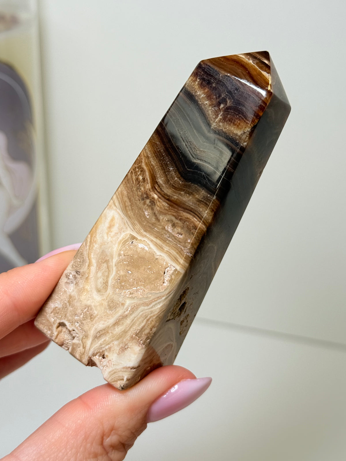 Chocolate Calcite Tower