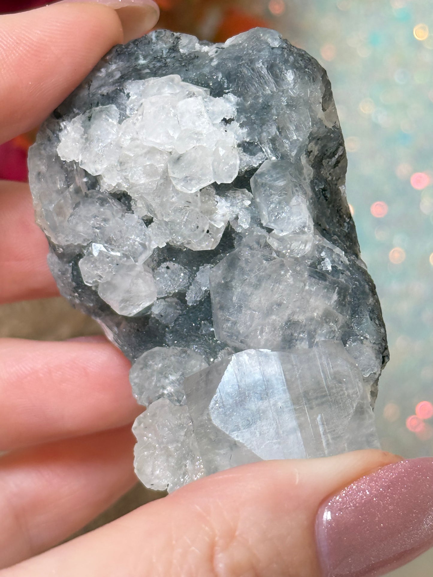 Black Chalcedony & Apophyllite