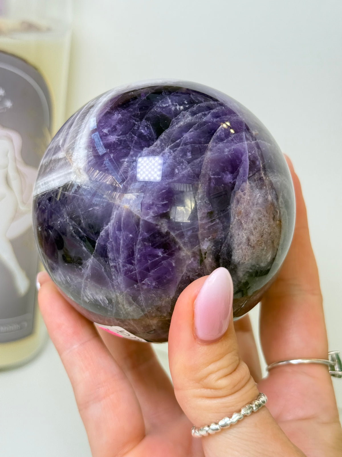 Large Dream Amethyst Sphere