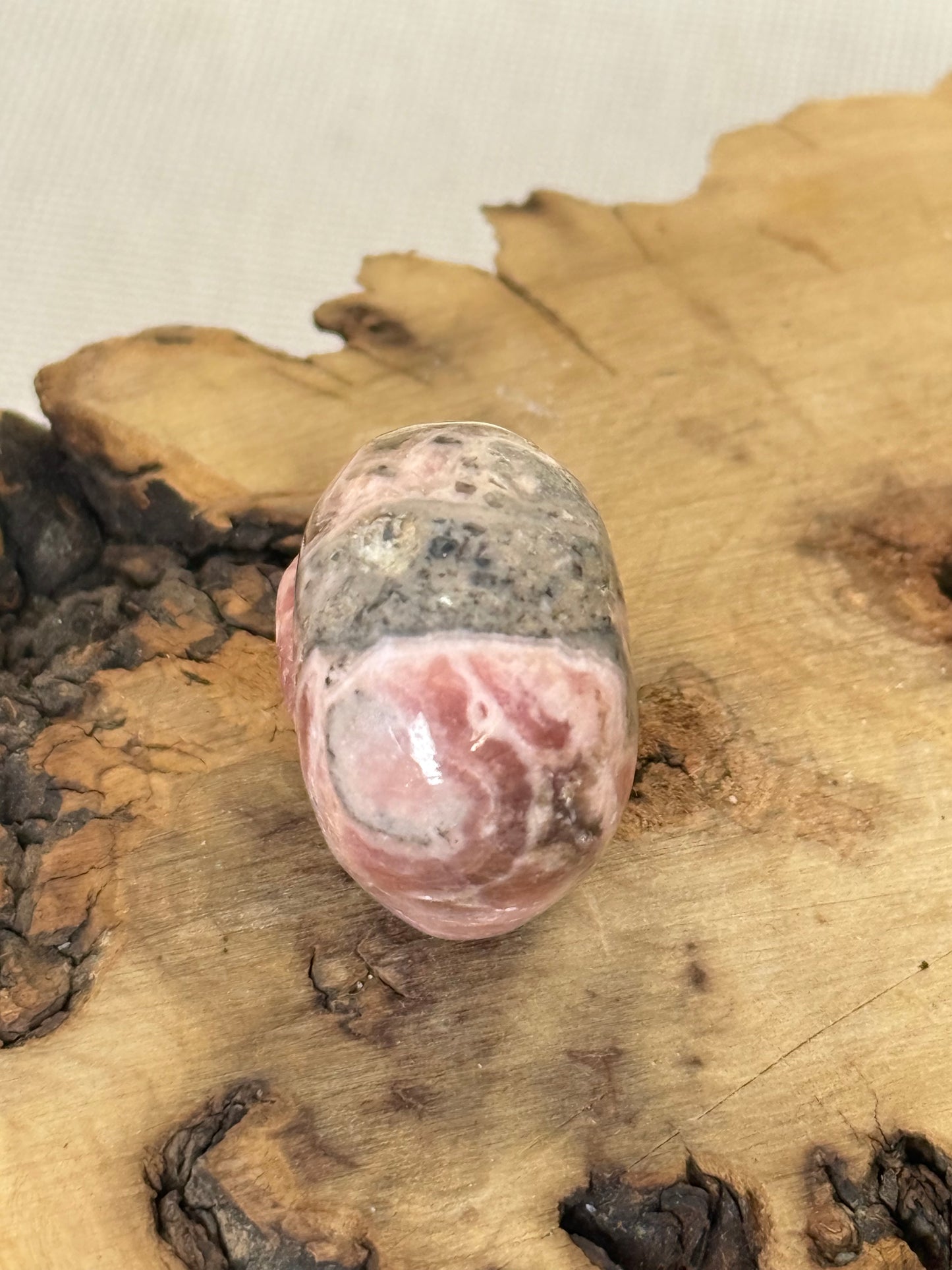 Rhodochrosite Skull