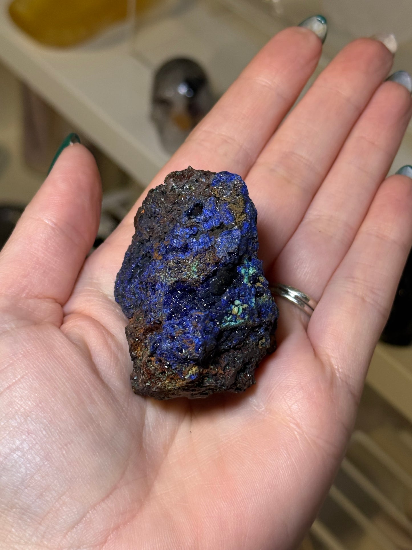 Raw Azurite