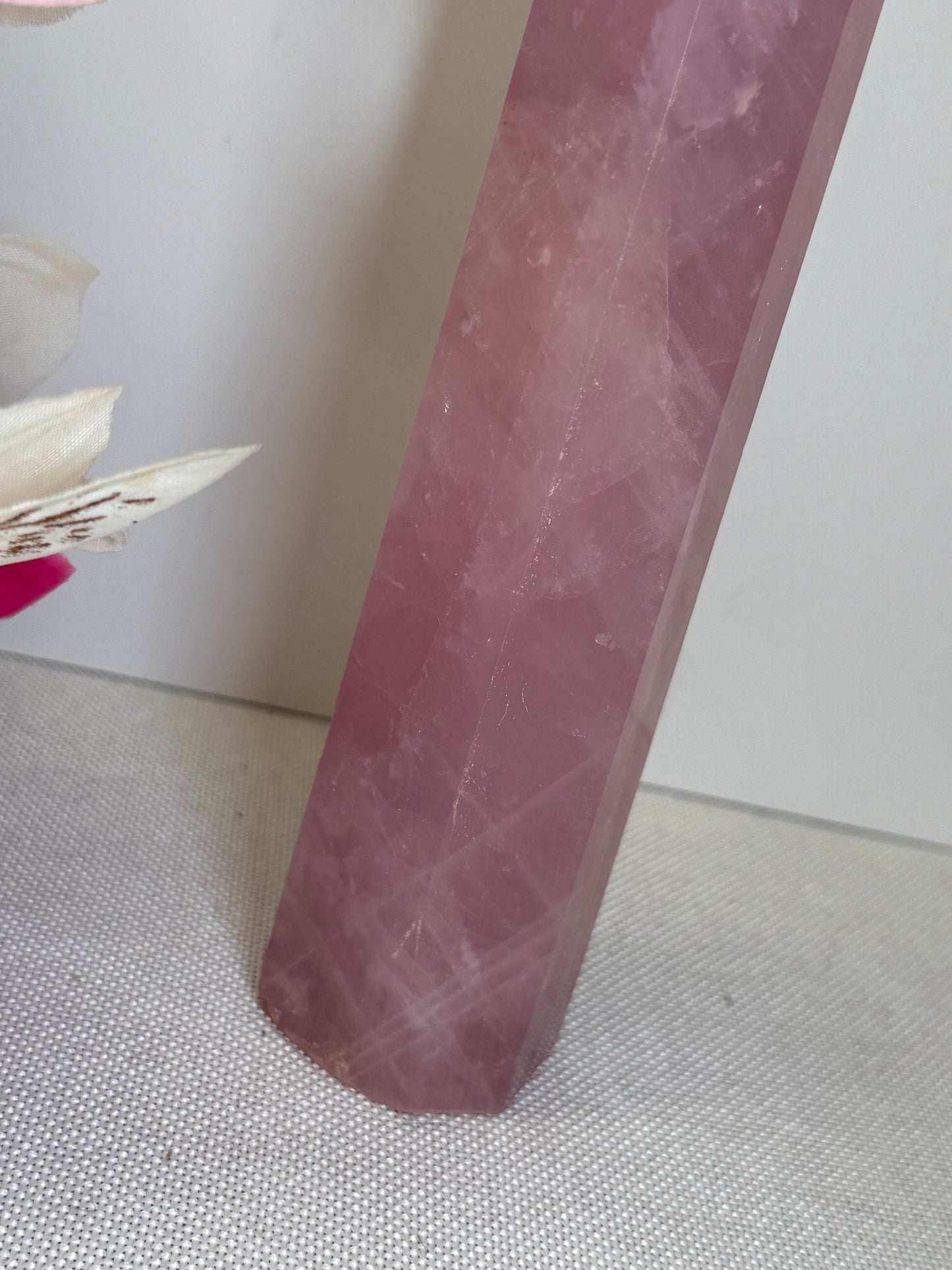 Large Rose Quartz Point