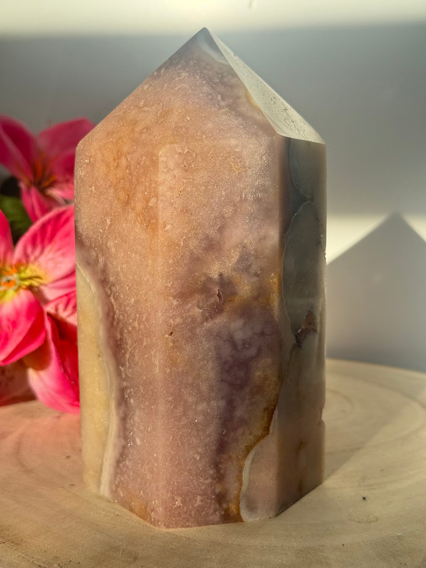 1.3kg Pink Amethyst Tower (HQ)