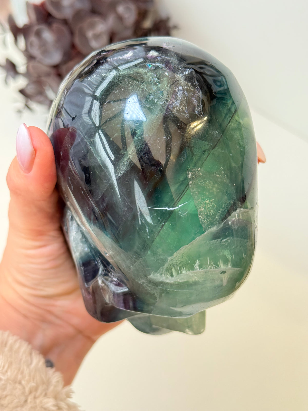 Large 1.5kg Fluorite Skull