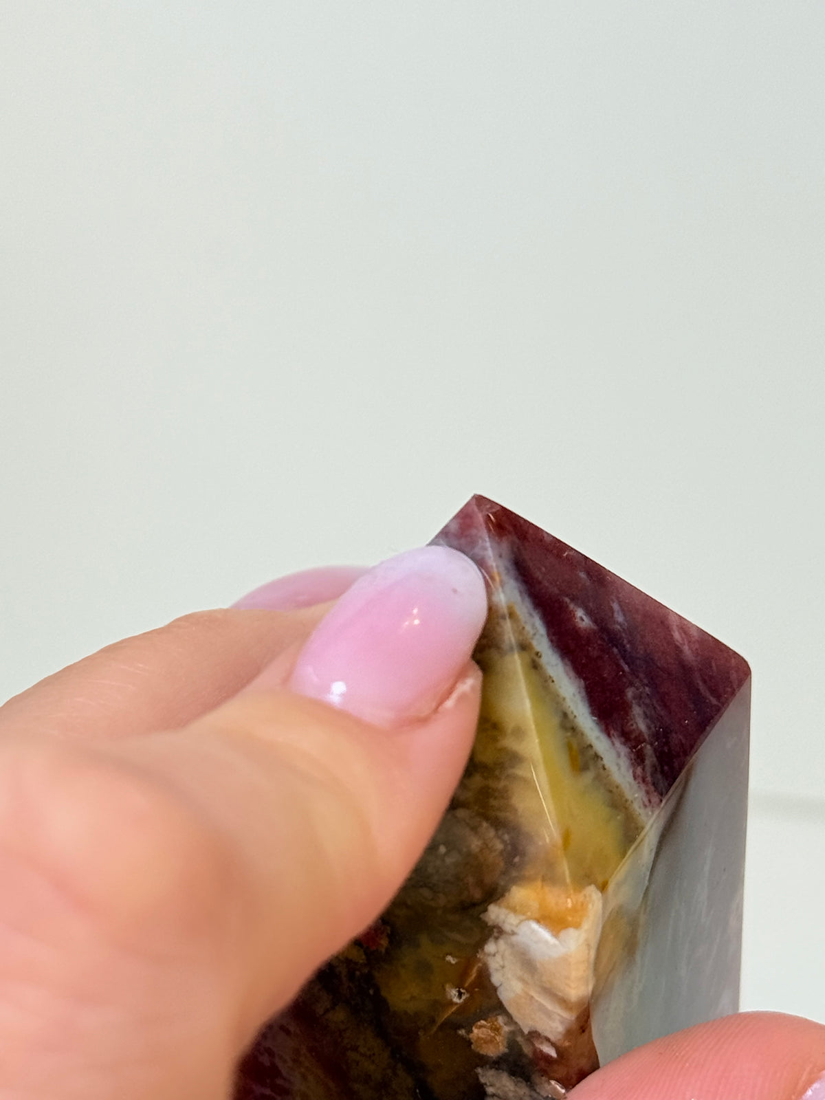 Purple Chalcedony & Jasper Tower (Indonesia)