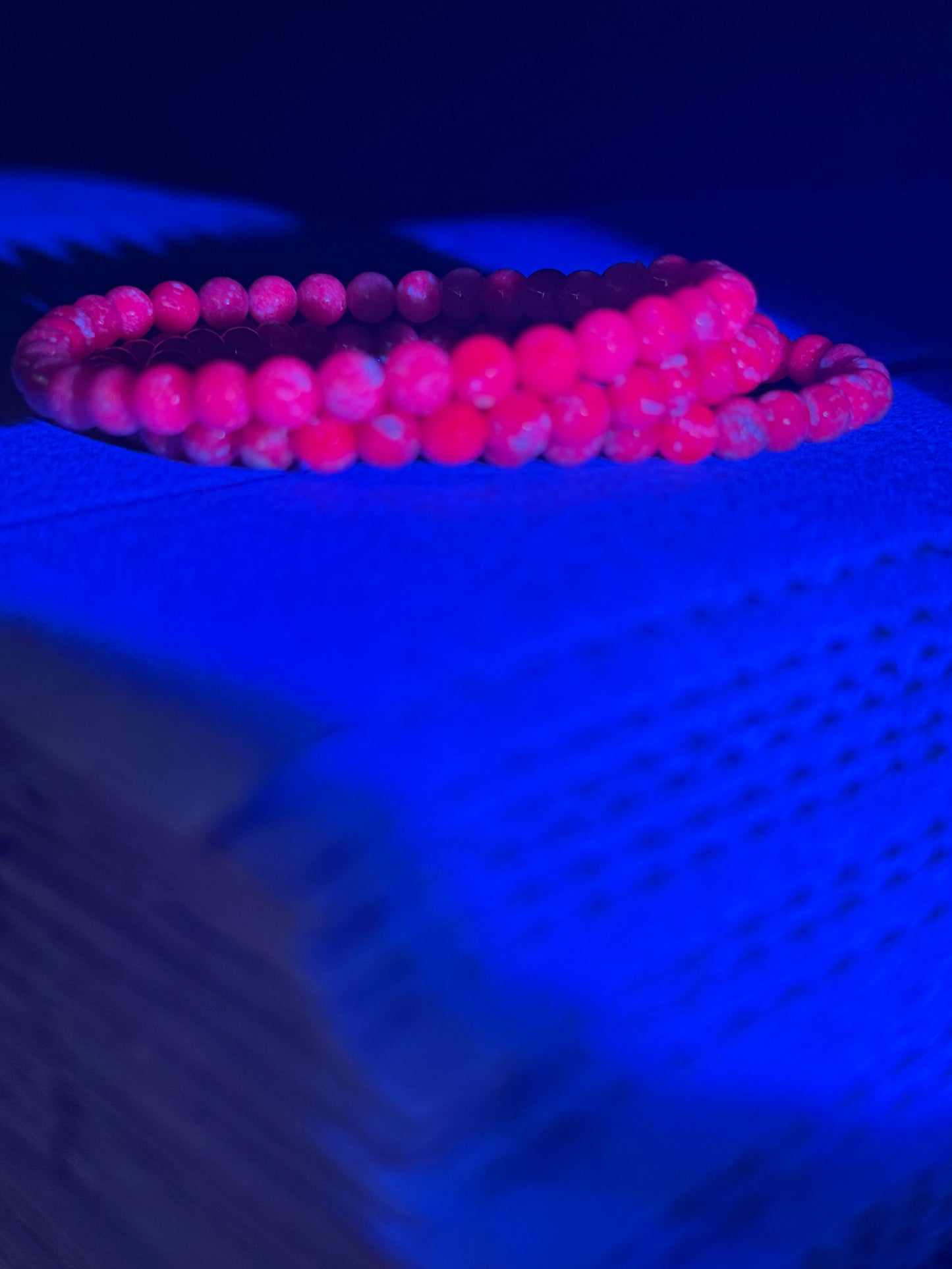 Ruby Bead Bracelet 6mm