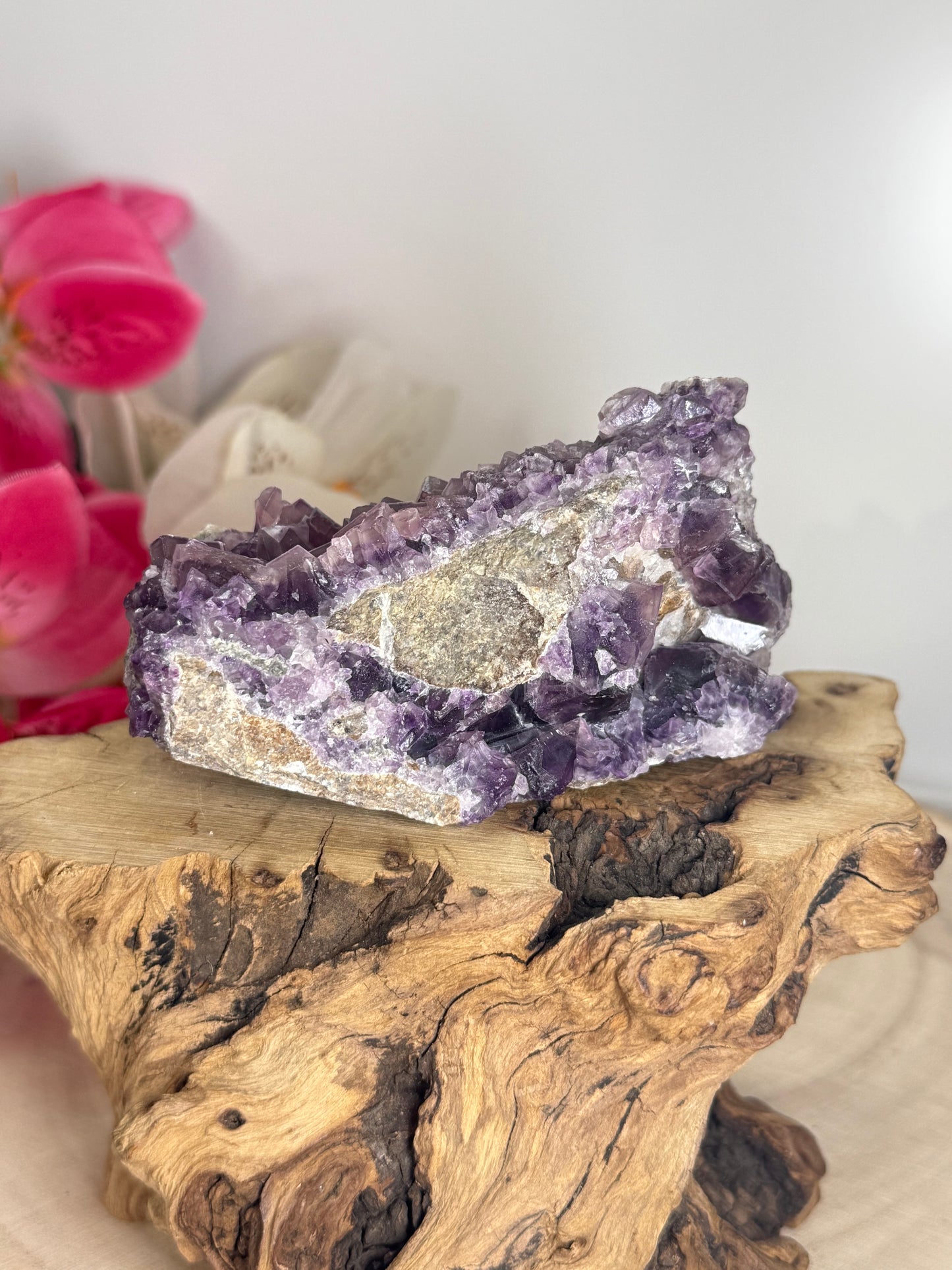 Purple Cubic Fluorite Raw