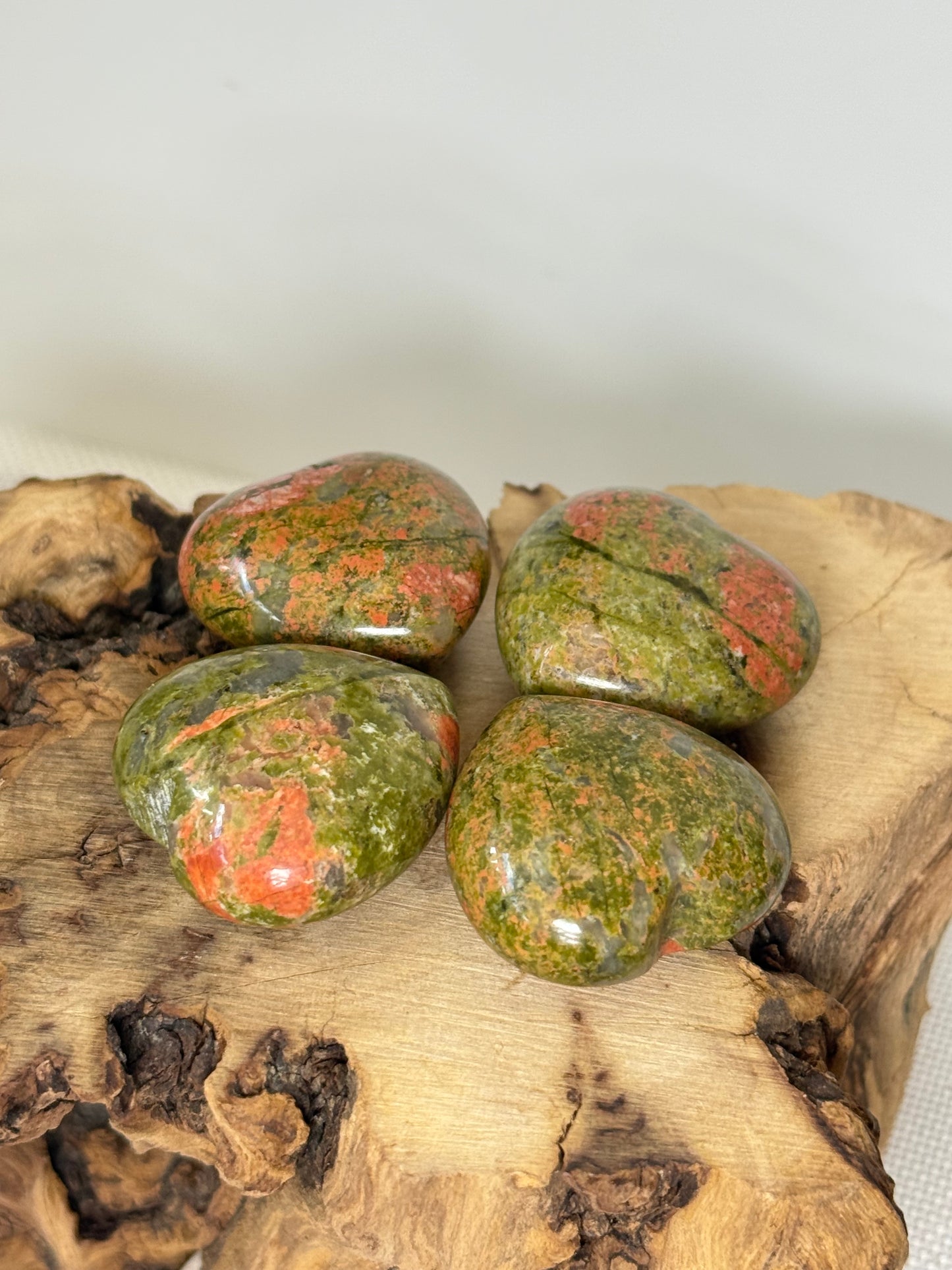 Unakite Heart (3cm)