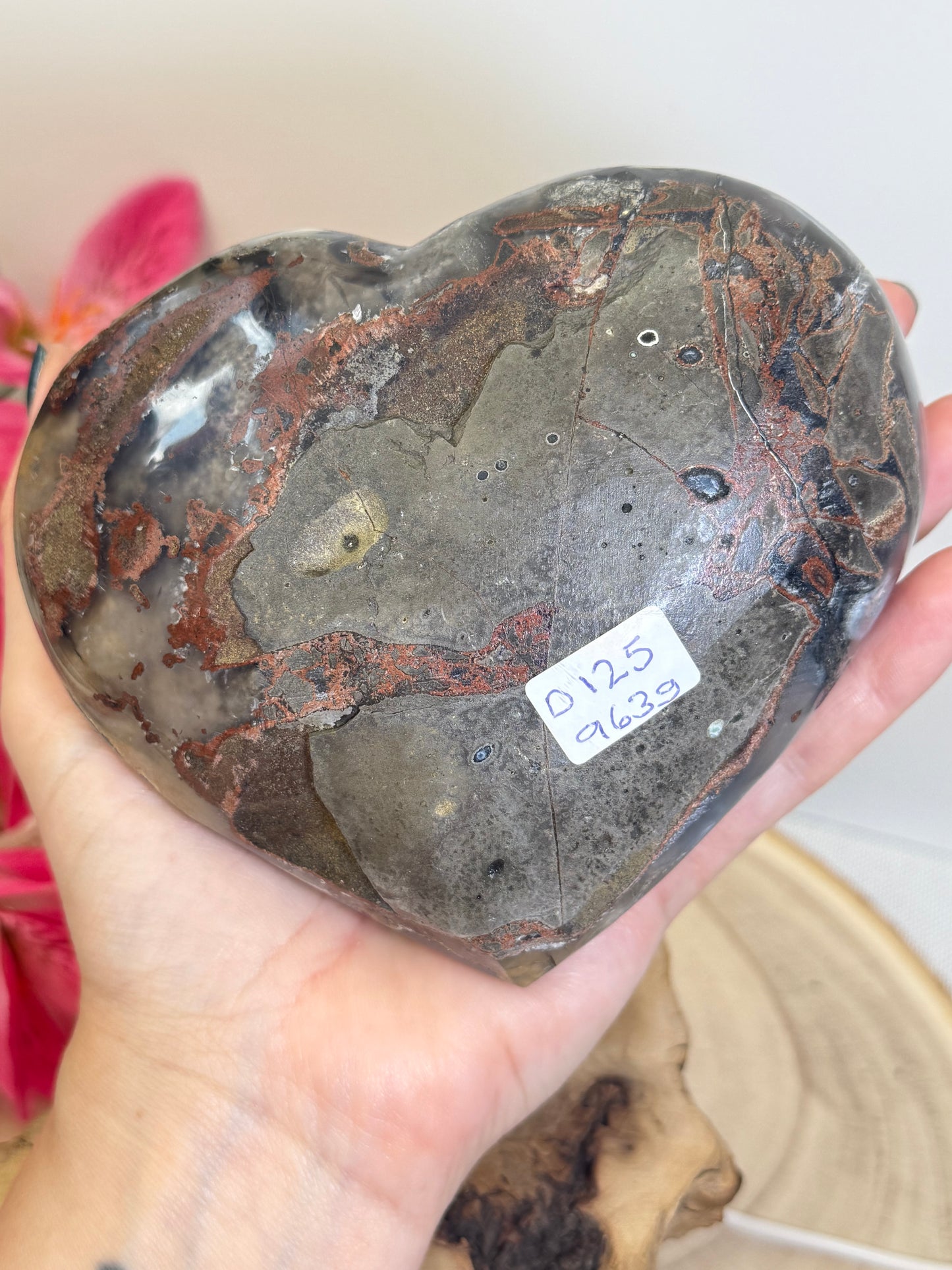 RAFFLE - XL Druzy Agate Heart (Please Read Description)
