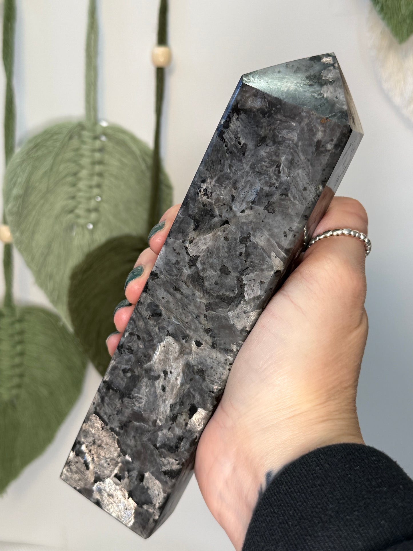 Large Larvikite Tower