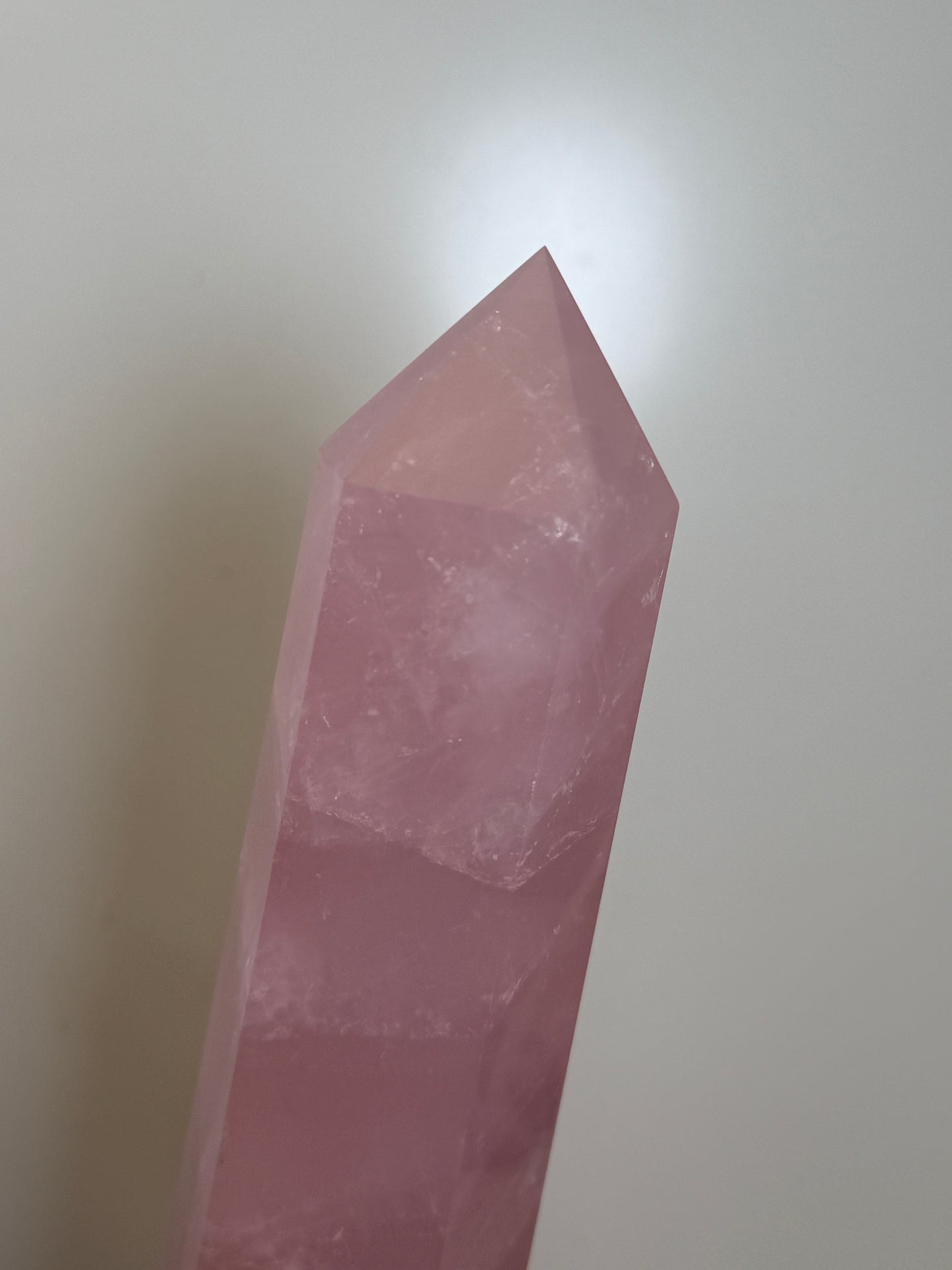 Large Rose Quartz Point