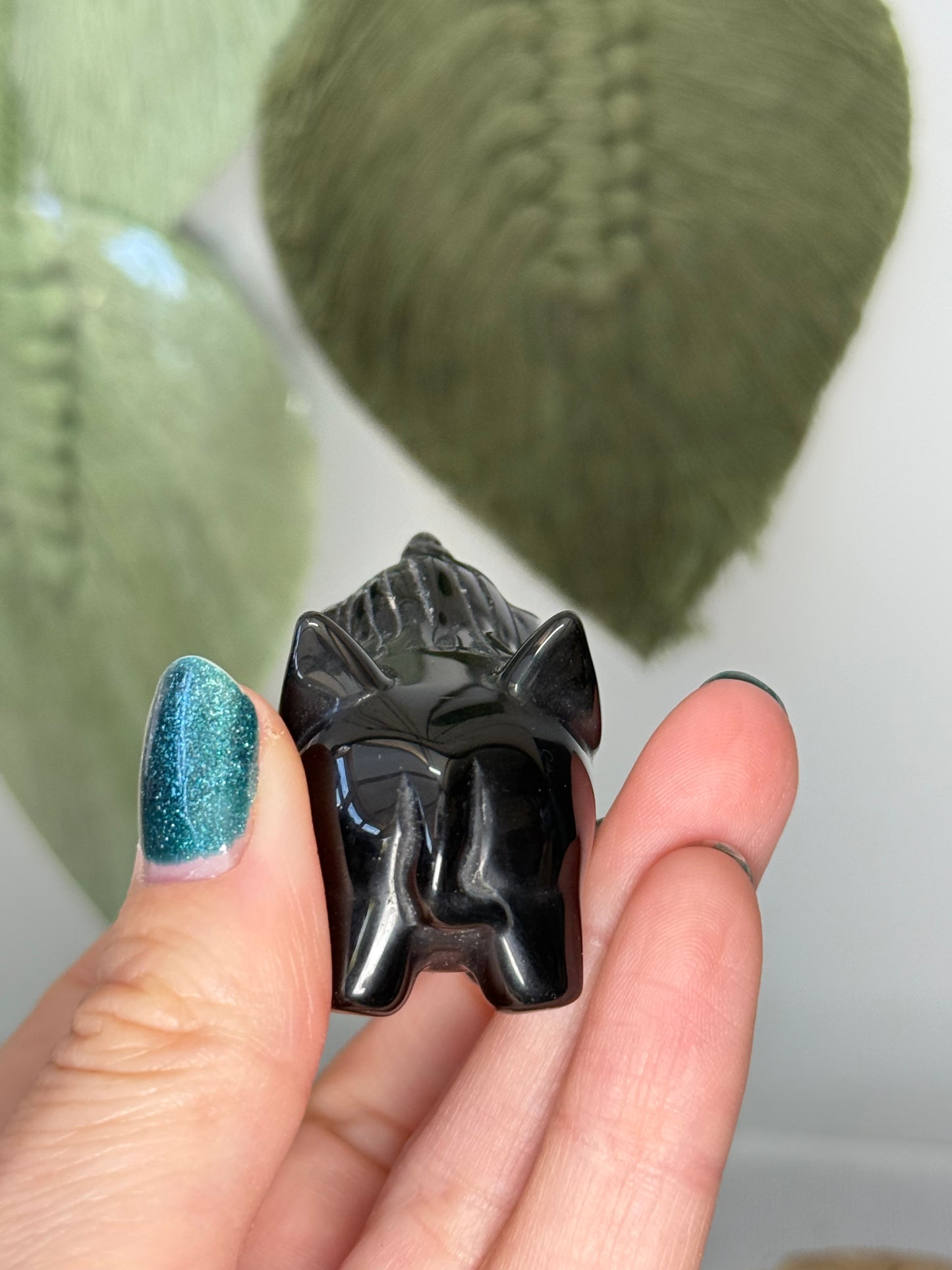 Black Obsidian Unicorn