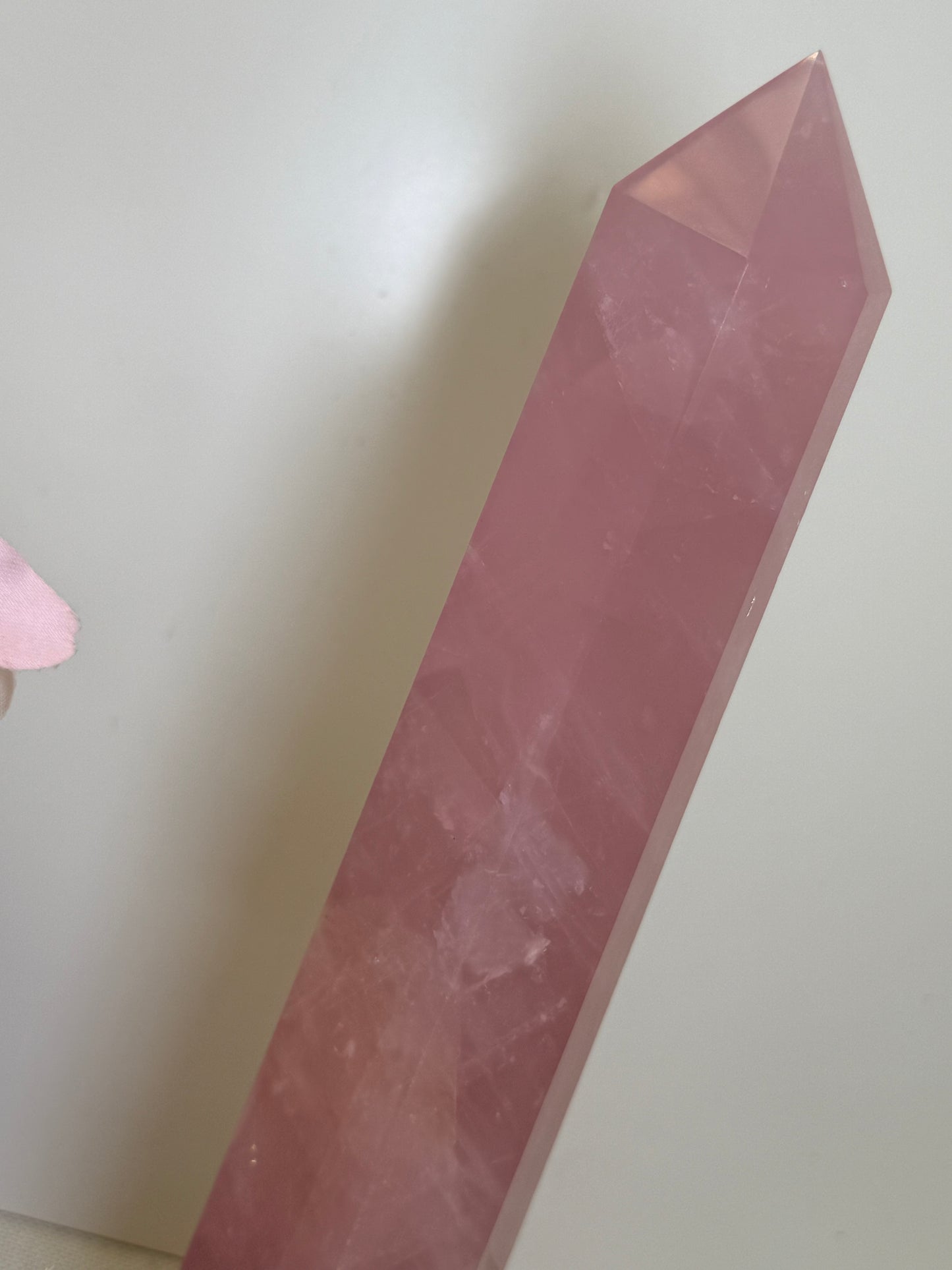 Large Rose Quartz Point