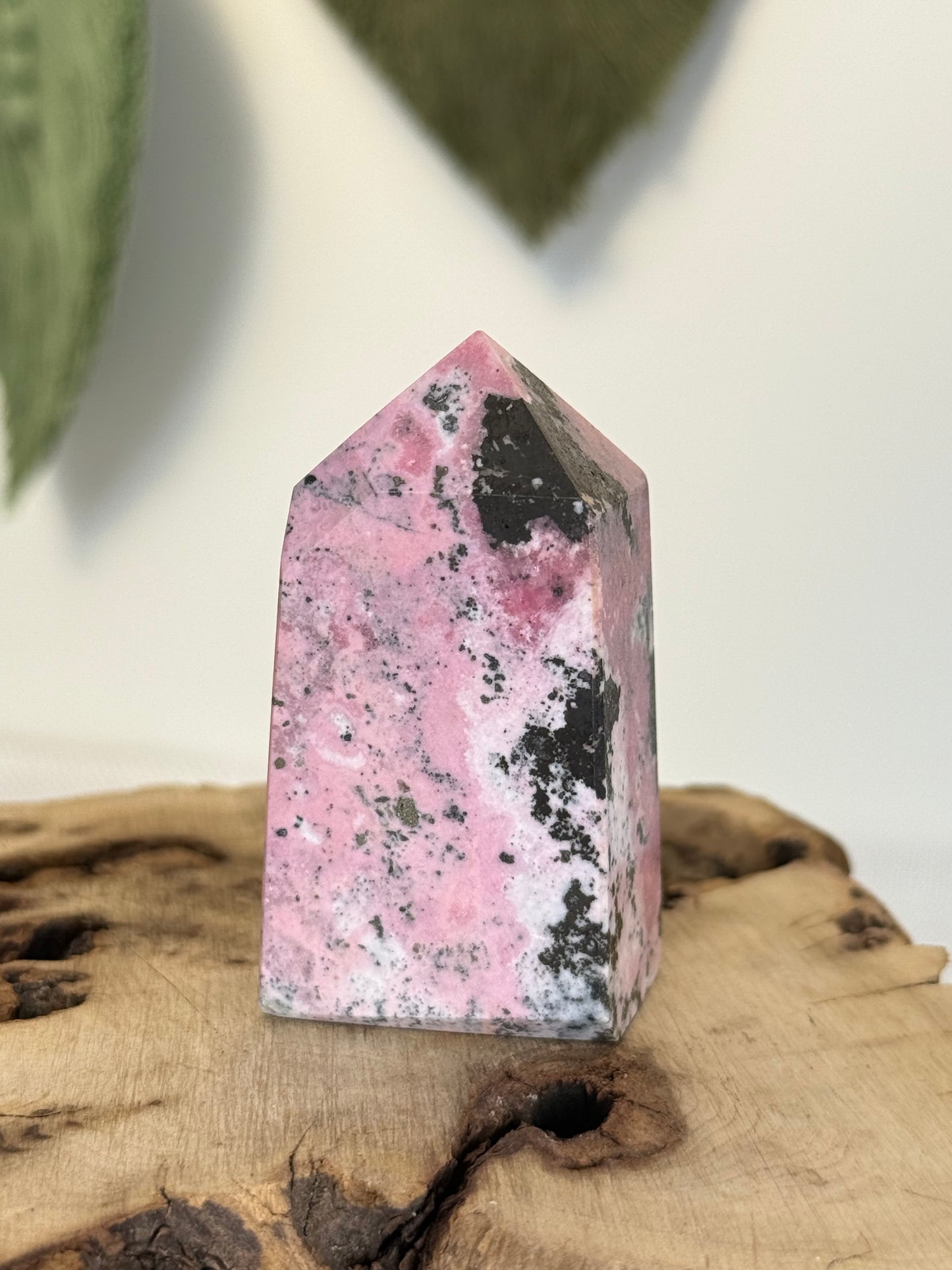 Peruvian Rhodonite Tower