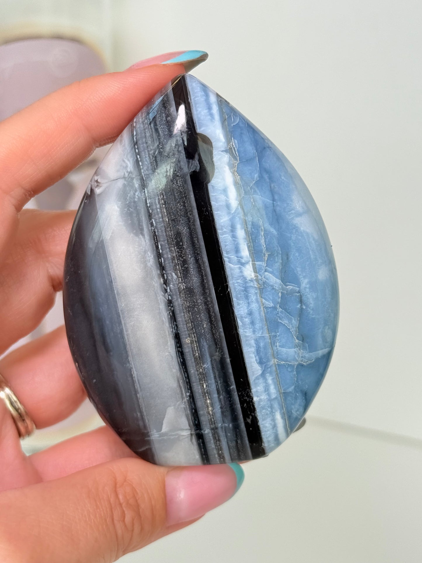 Indian Blue Opal Flame