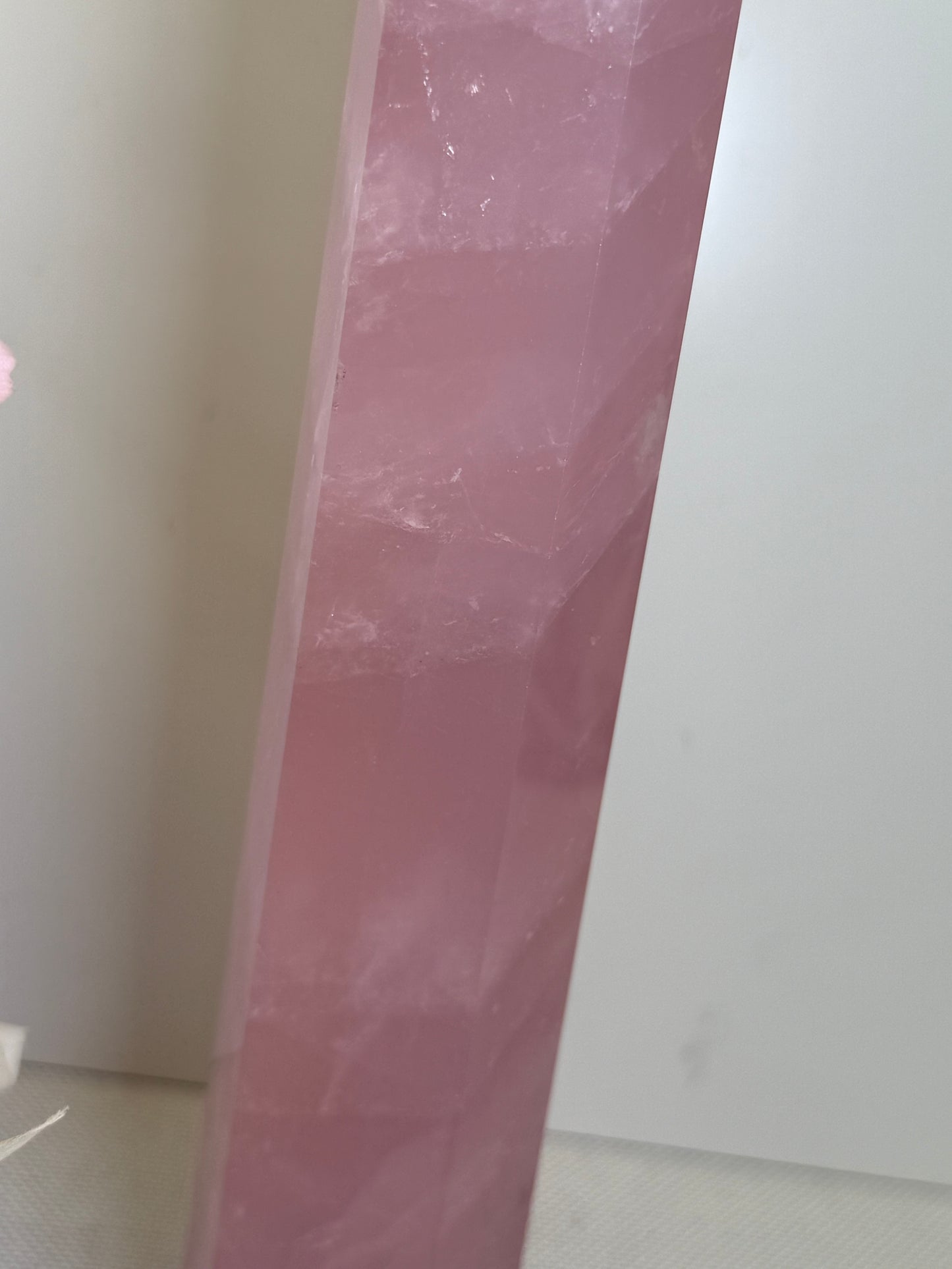 Large Rose Quartz Point
