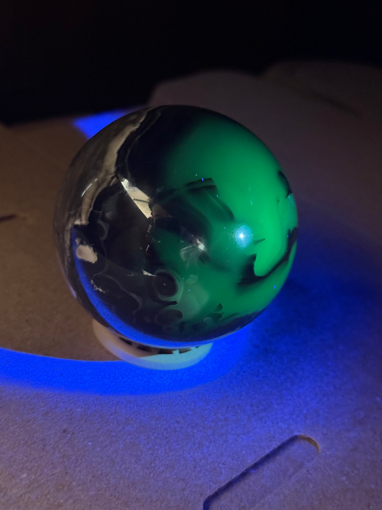 Volcano Agate Sphere (Amazing UV)