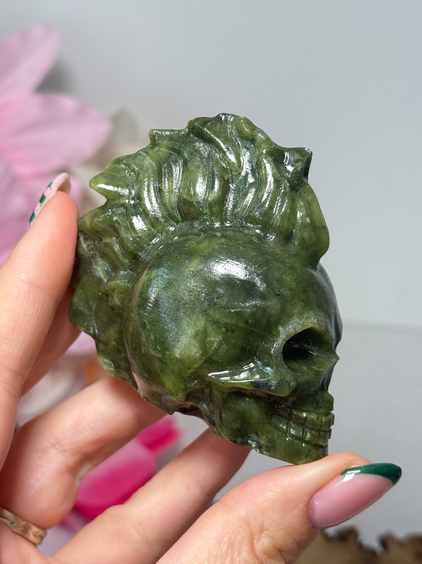 Serpentine Mohawk Skull