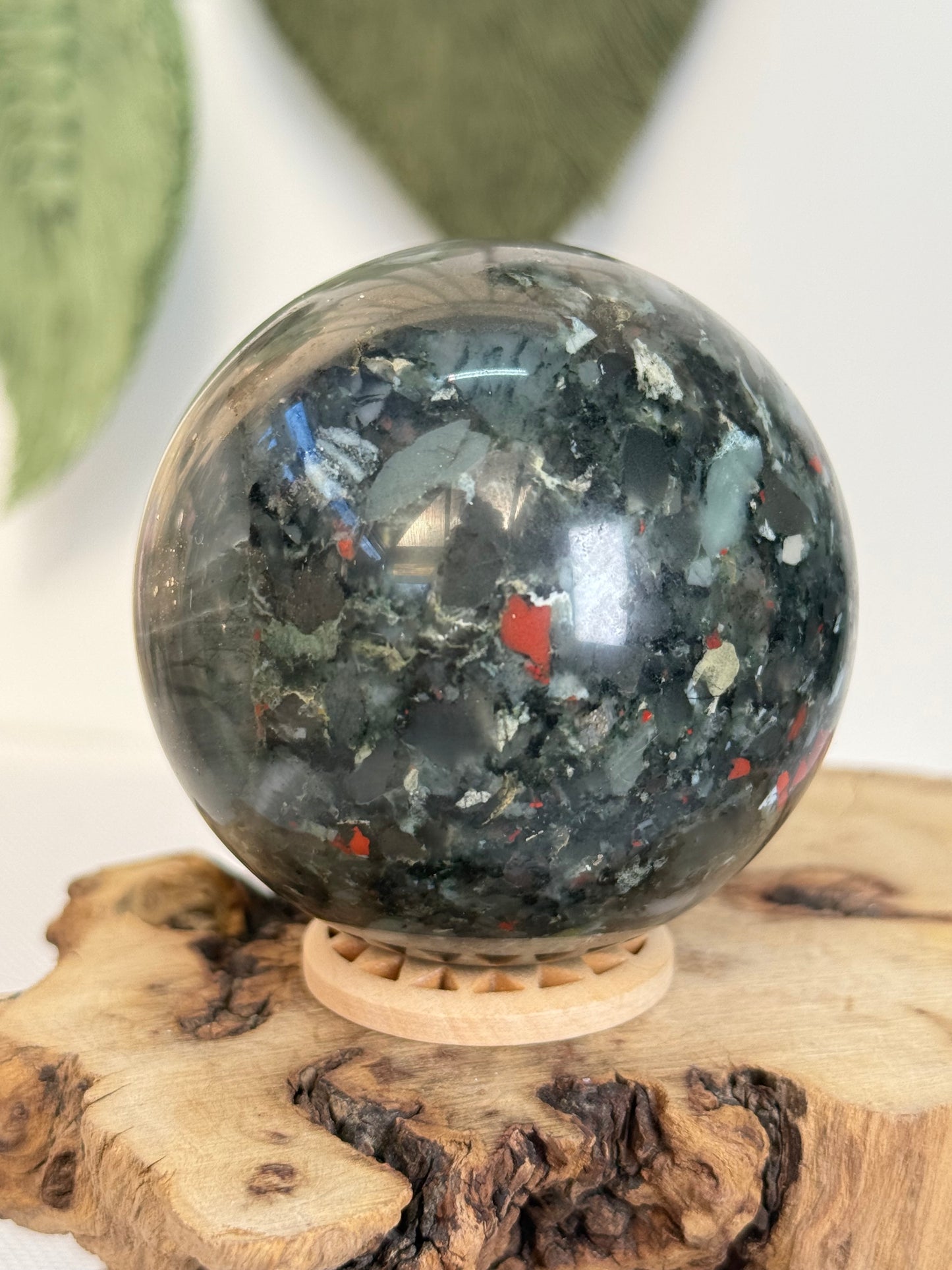 Africa Bloodstone Sphere