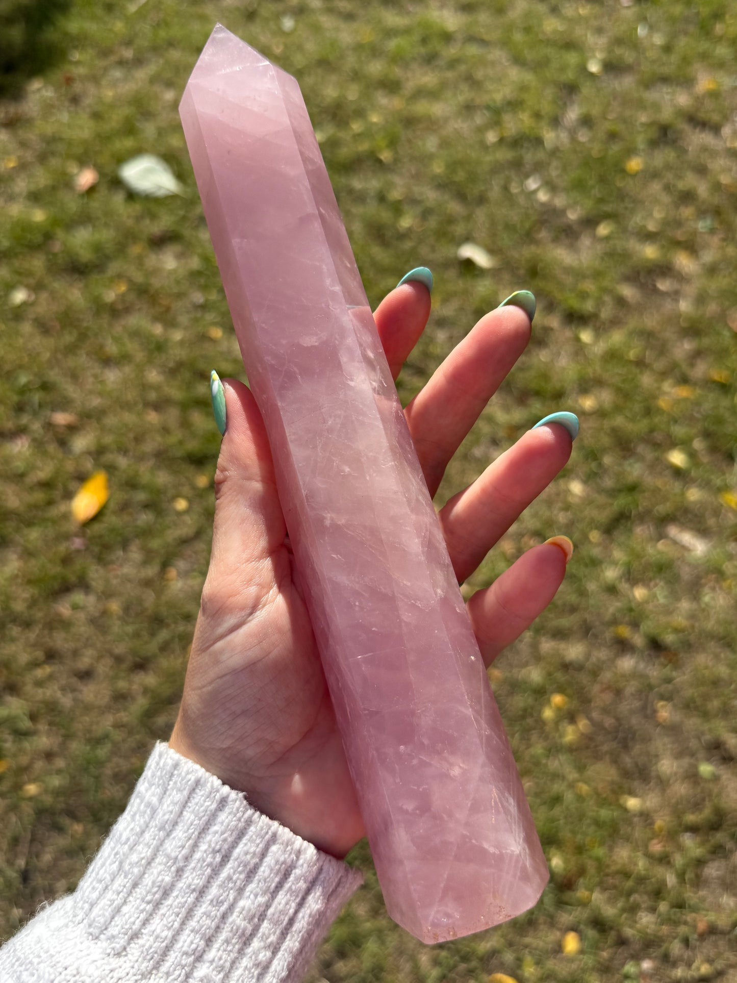 Large Rose Quartz Point