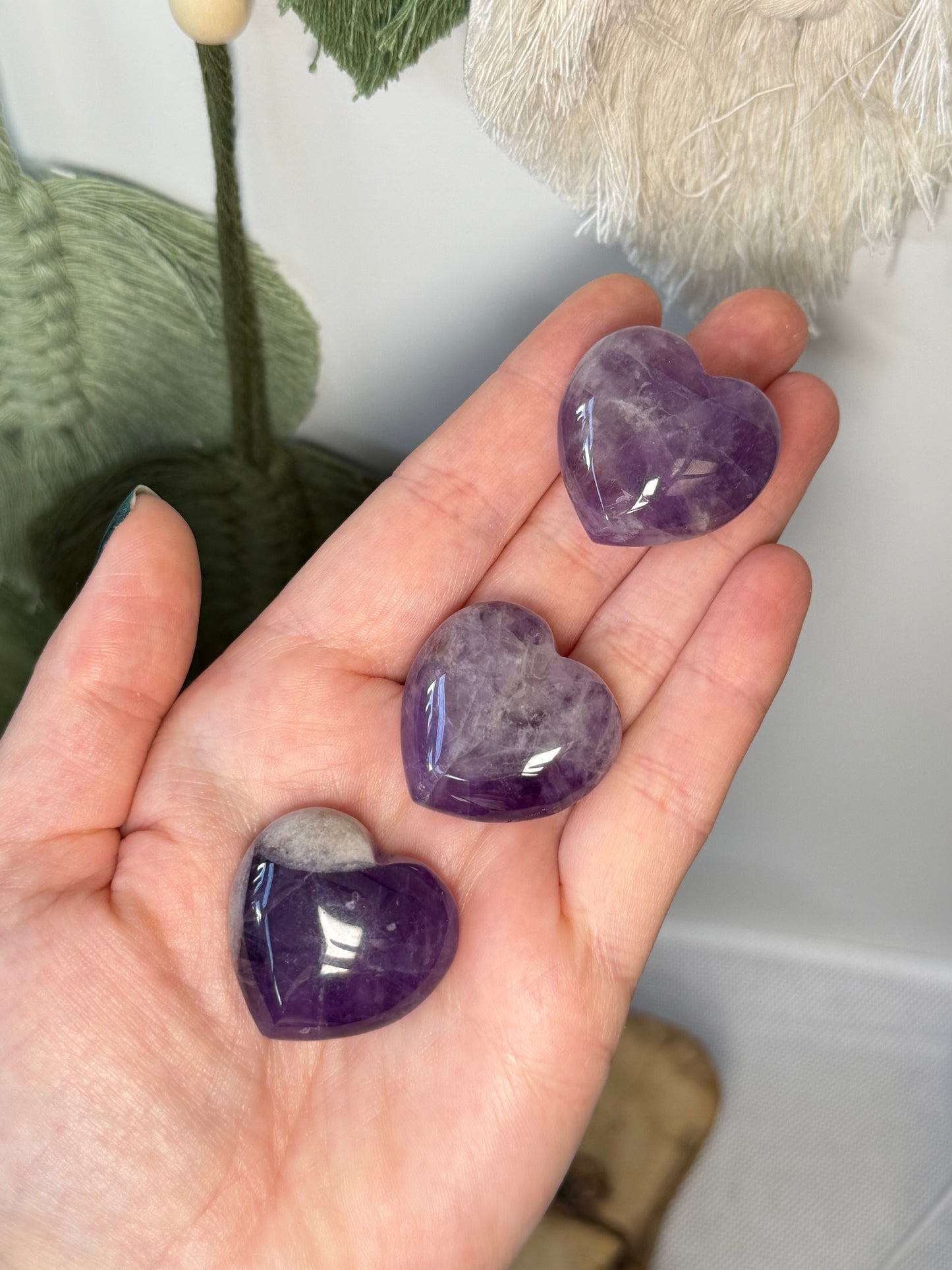 Dream Amethyst Heart (3cm)