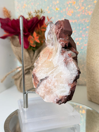 Large Cubic Chocolate Calcite Raw