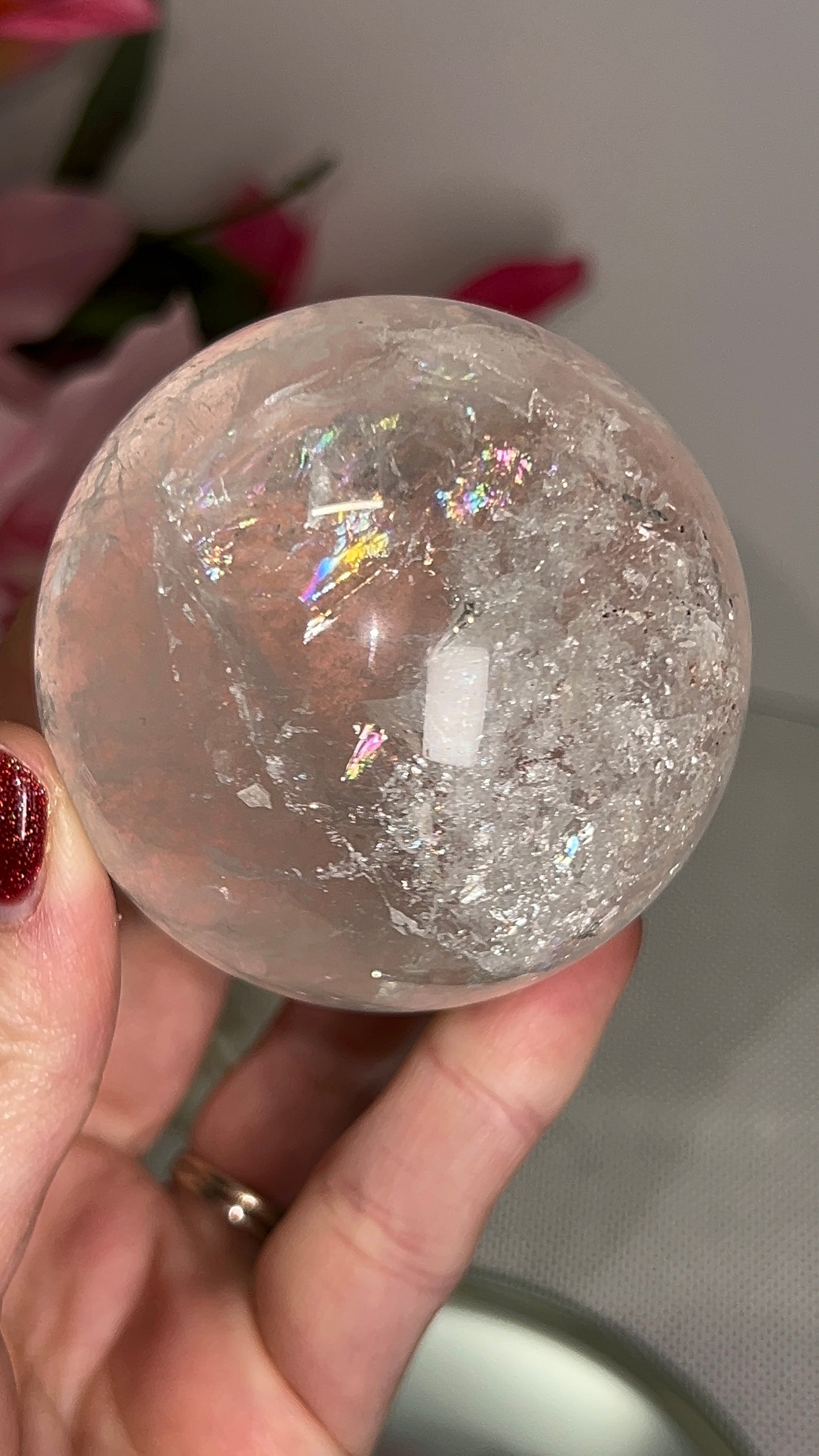 Clear Quartz Sphere