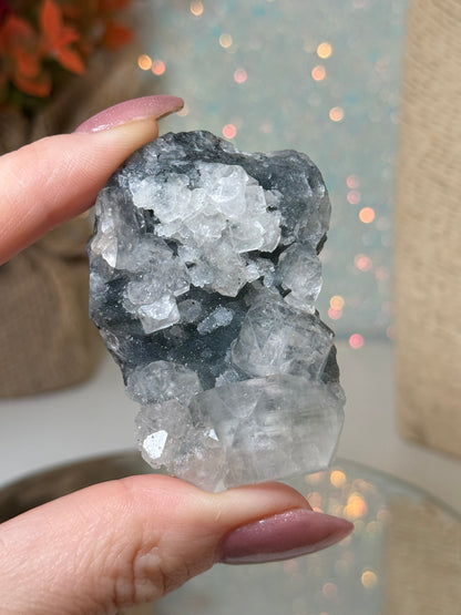 Black Chalcedony & Apophyllite
