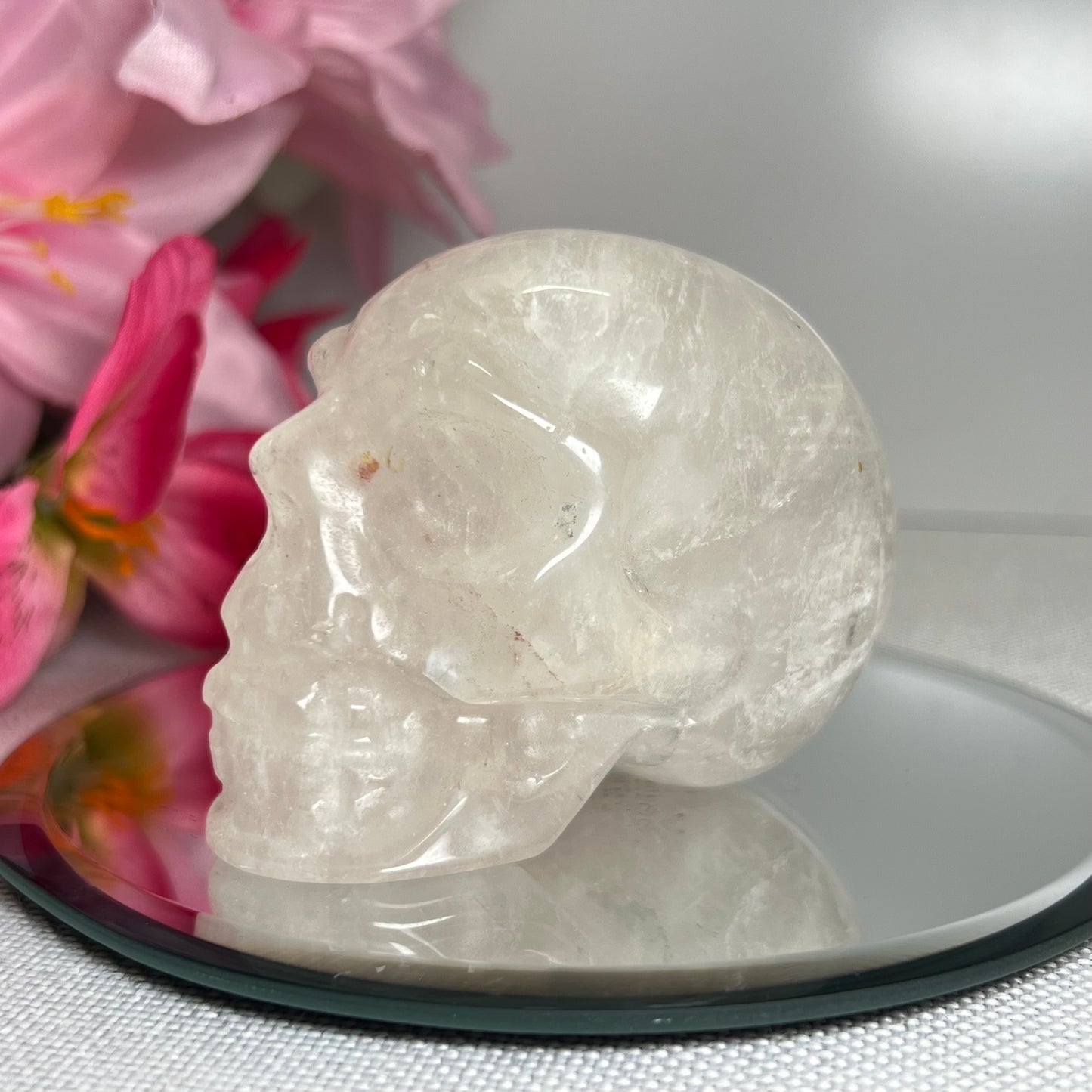 Clear Quartz Skull