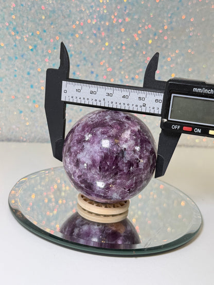 Lepidolite Sphere
